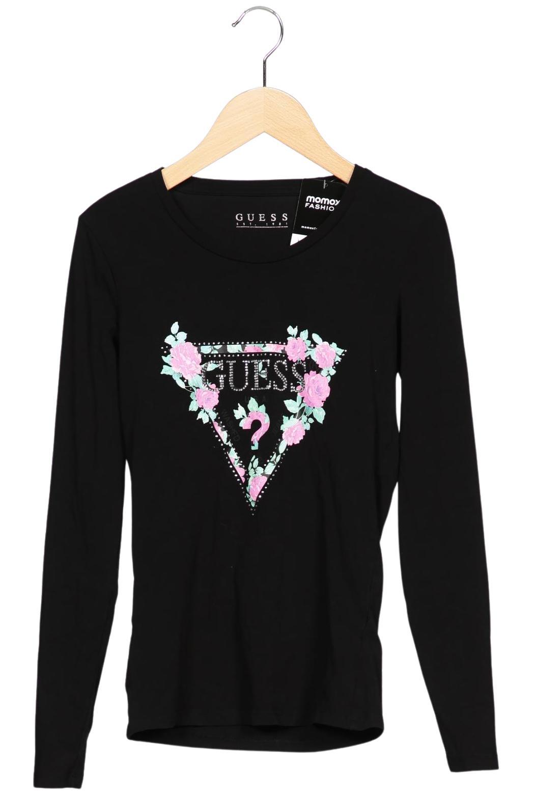 

Guess Damen Langarmshirt, schwarz, Gr. 34