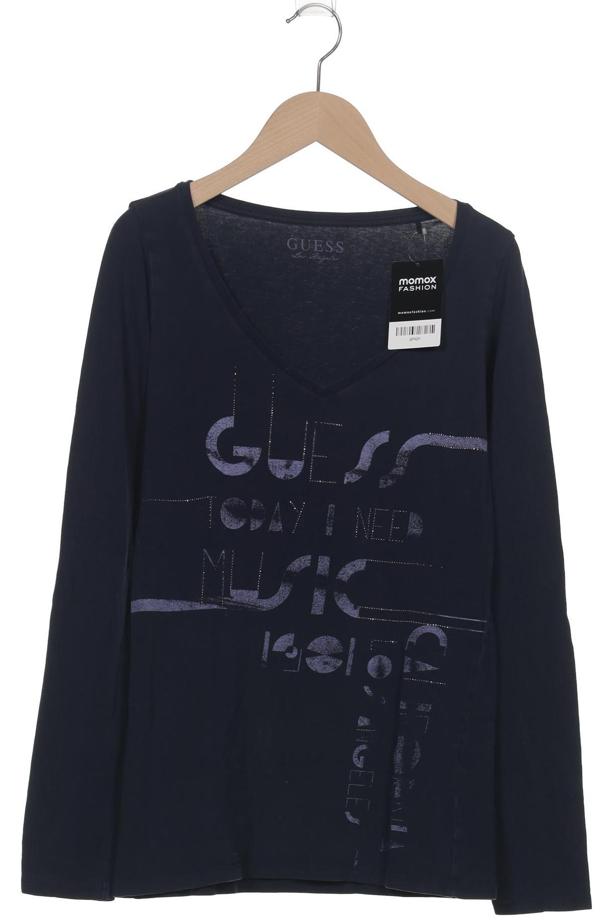 

Guess Damen Langarmshirt, marineblau, Gr. 42