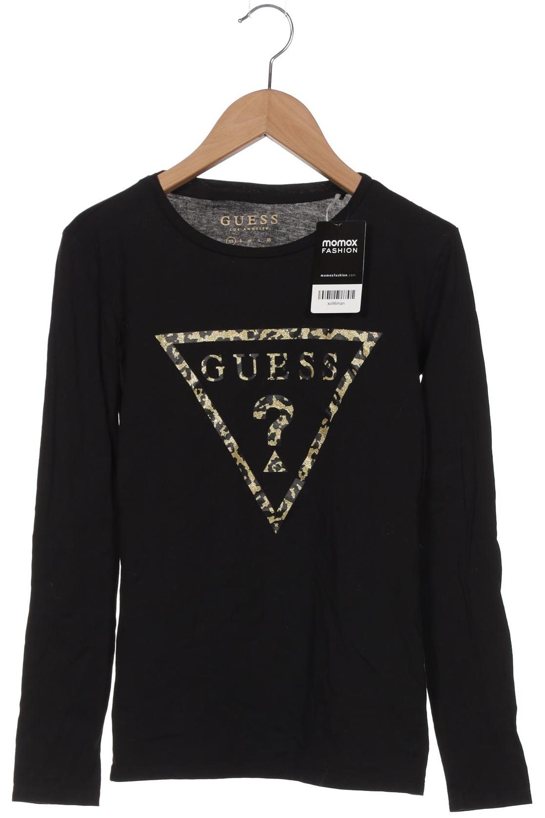 

Guess Damen Langarmshirt, schwarz, Gr. 34