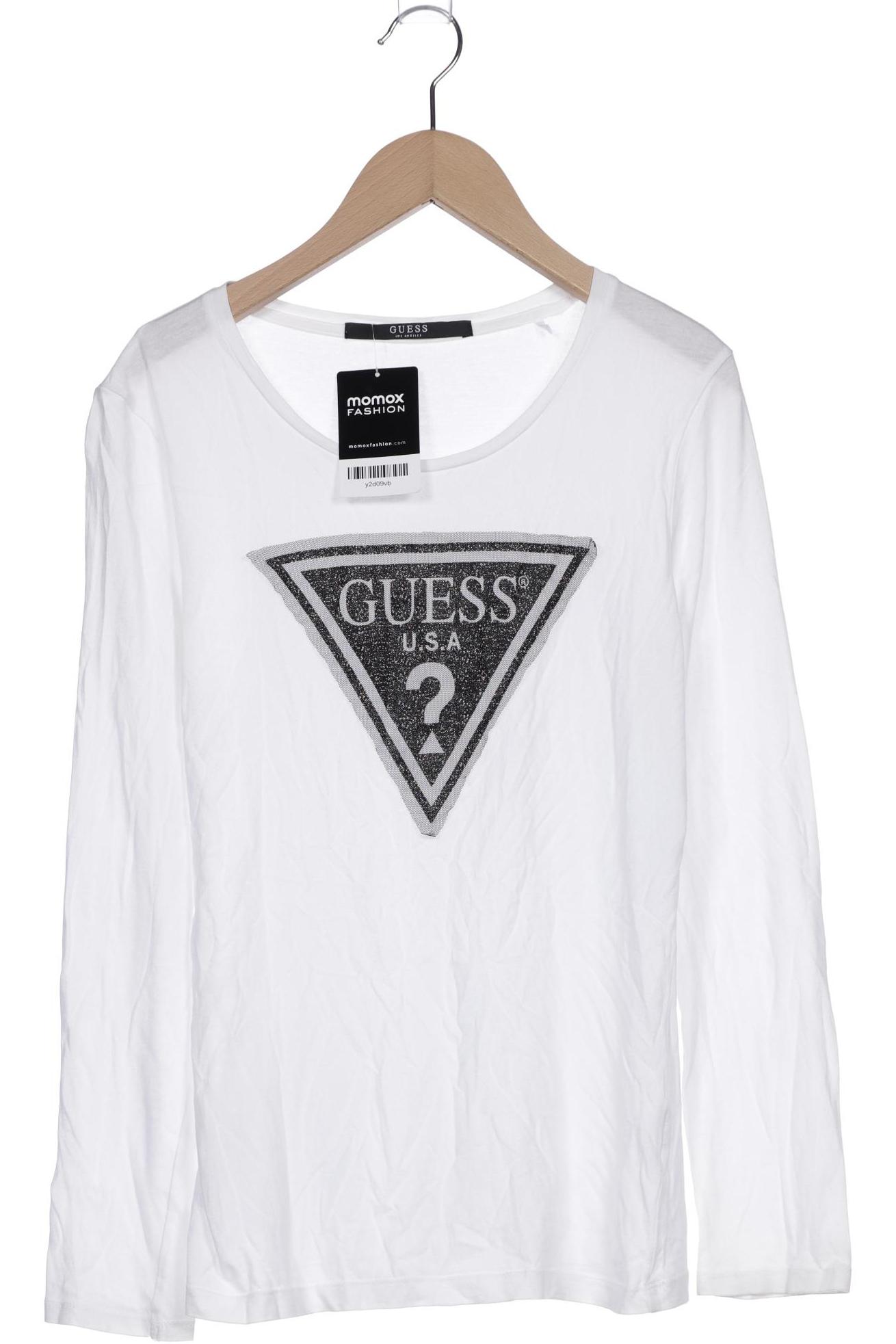 

Guess Damen Langarmshirt, weiß, Gr. 36