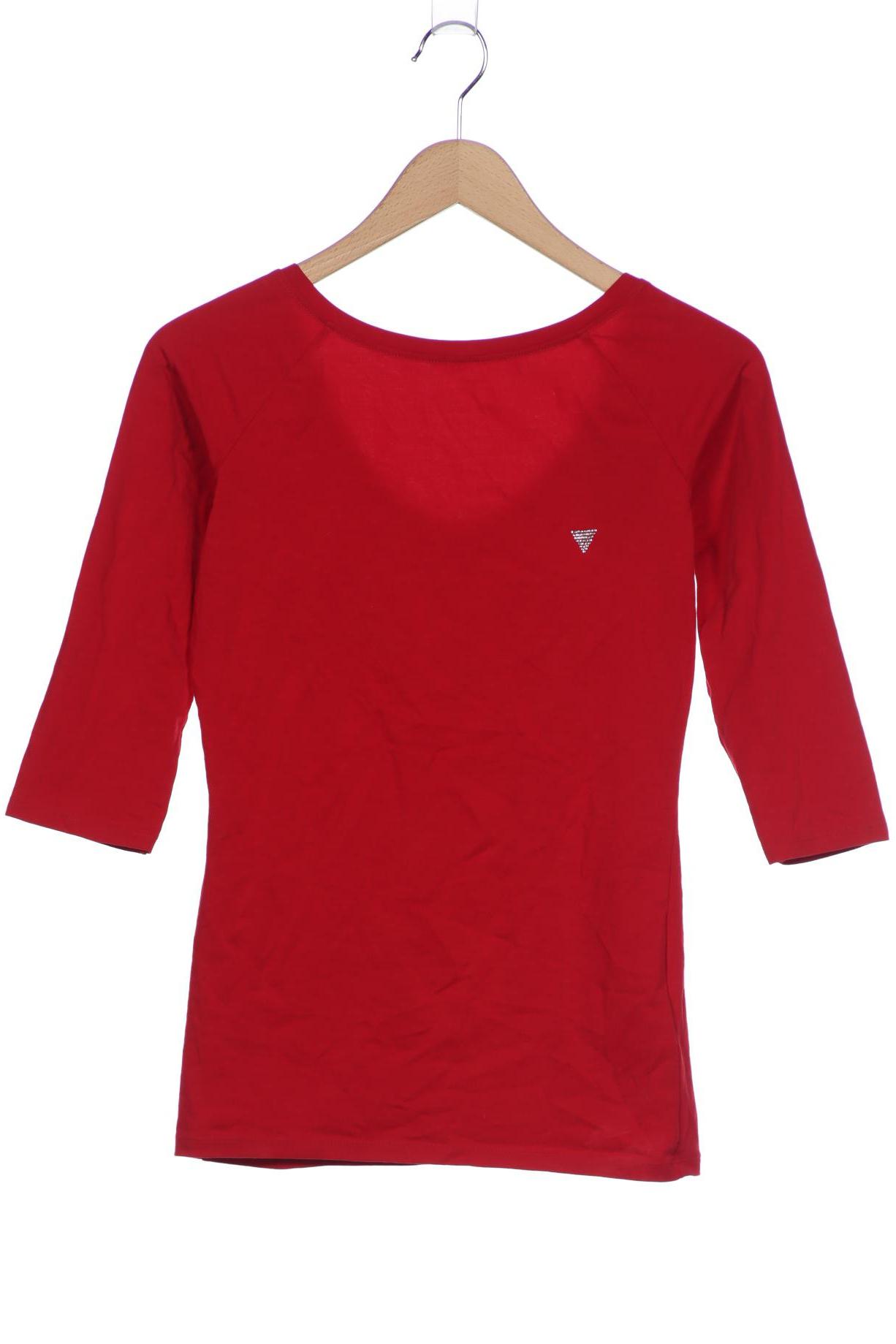 

Guess Damen Langarmshirt, rot, Gr. 36