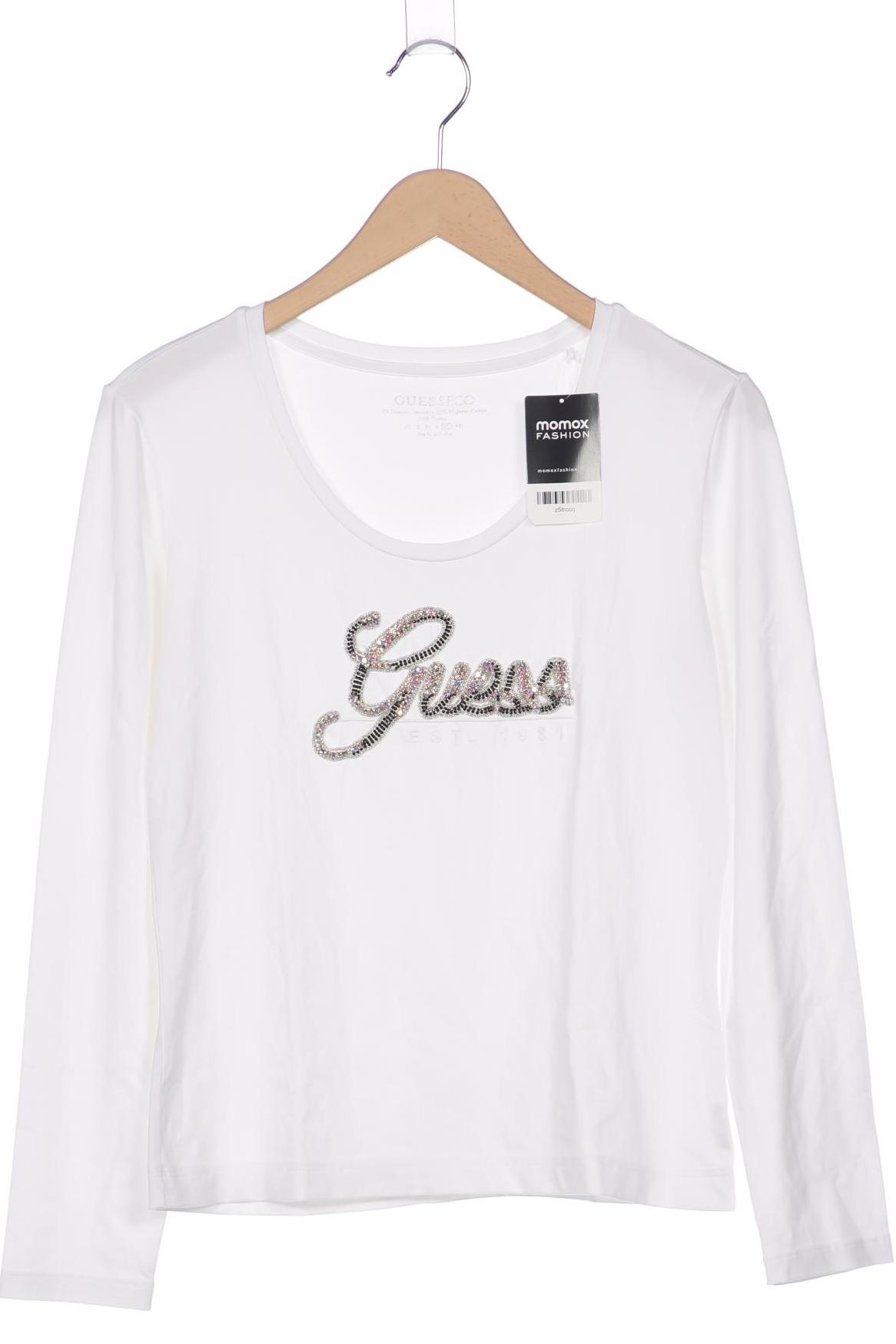 

Guess Damen Langarmshirt, weiß, Gr. 44