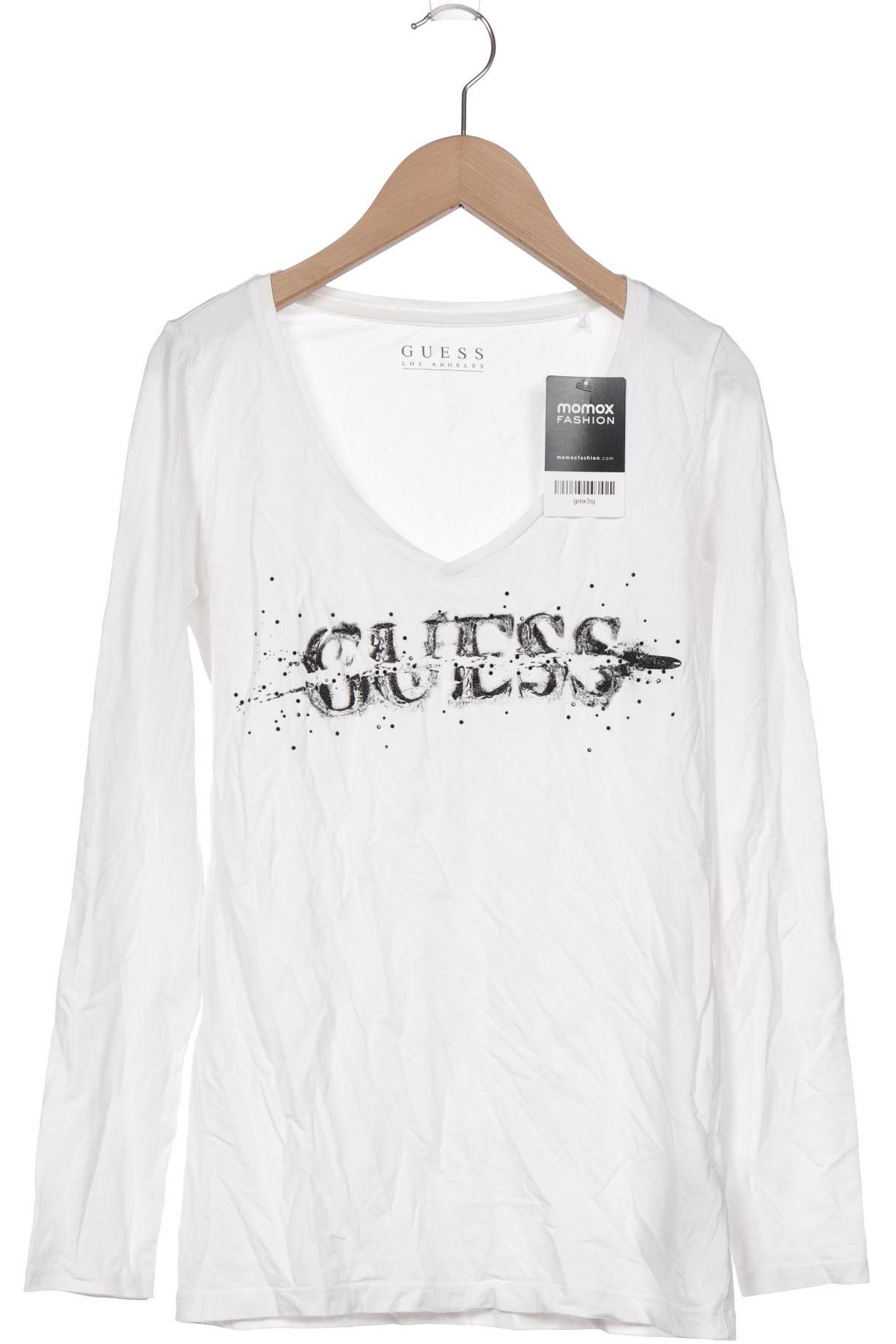 

Guess Damen Langarmshirt, weiß, Gr. 38