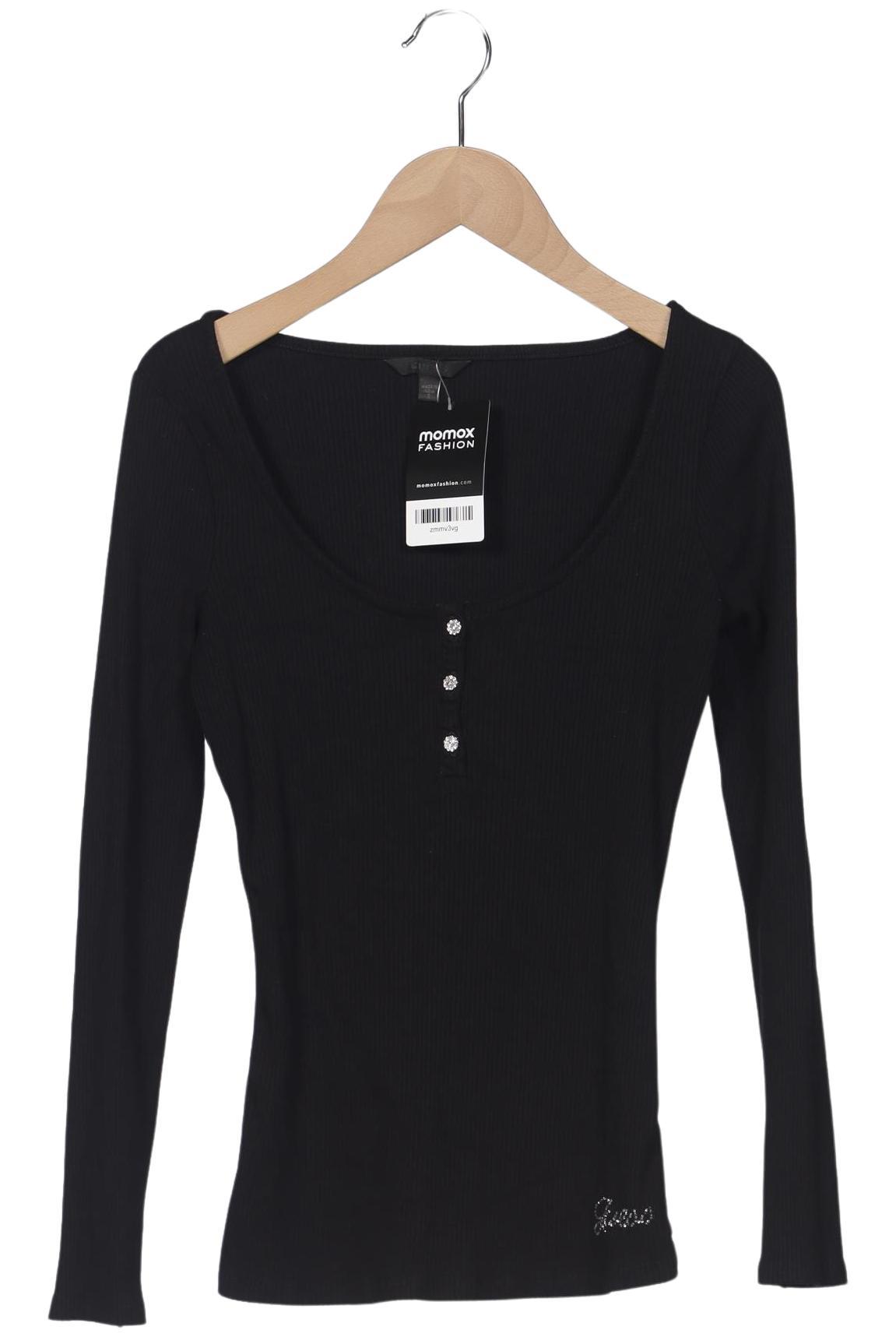 

Guess Damen Langarmshirt, schwarz, Gr. 36