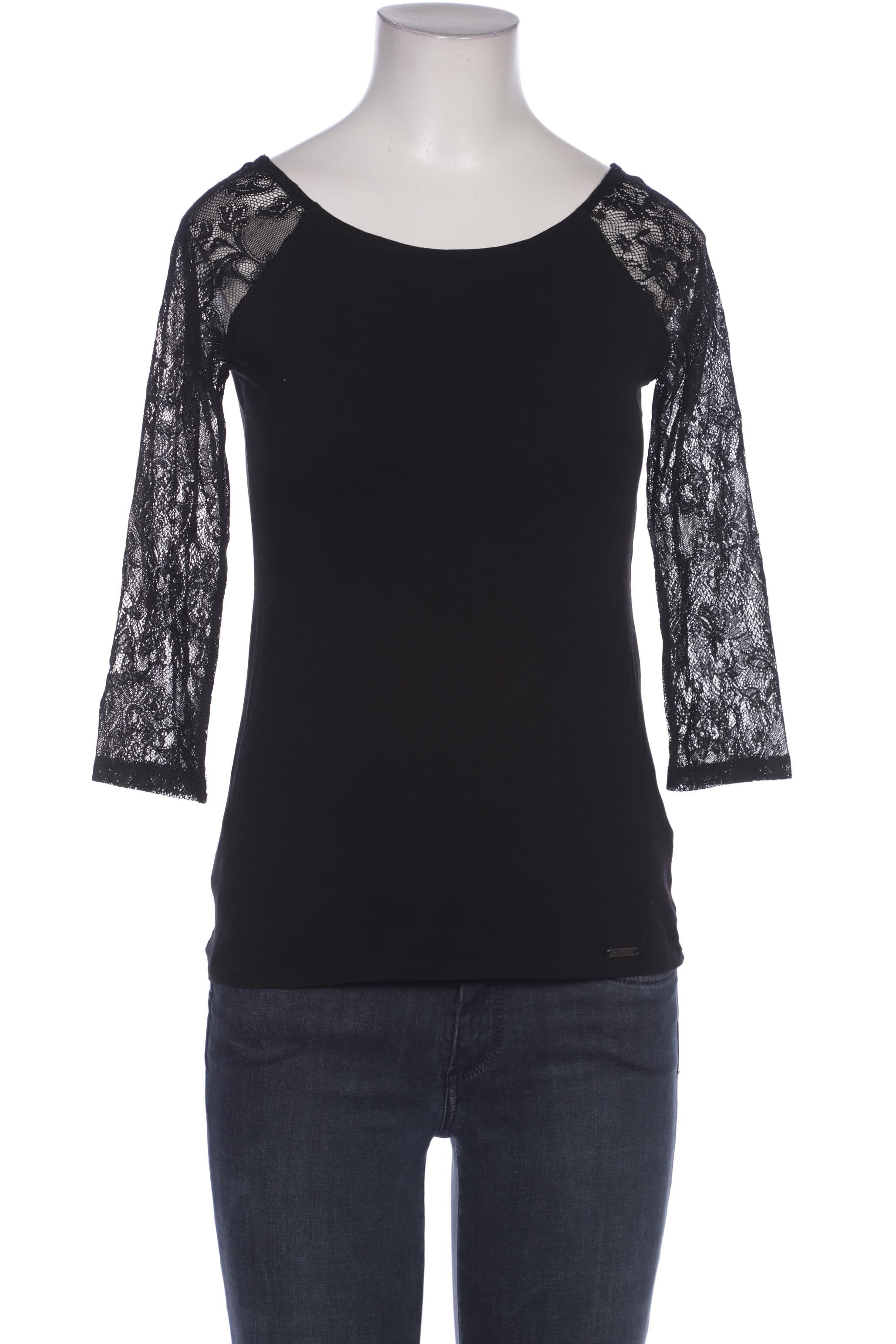 

Guess Damen Langarmshirt, schwarz, Gr. 36