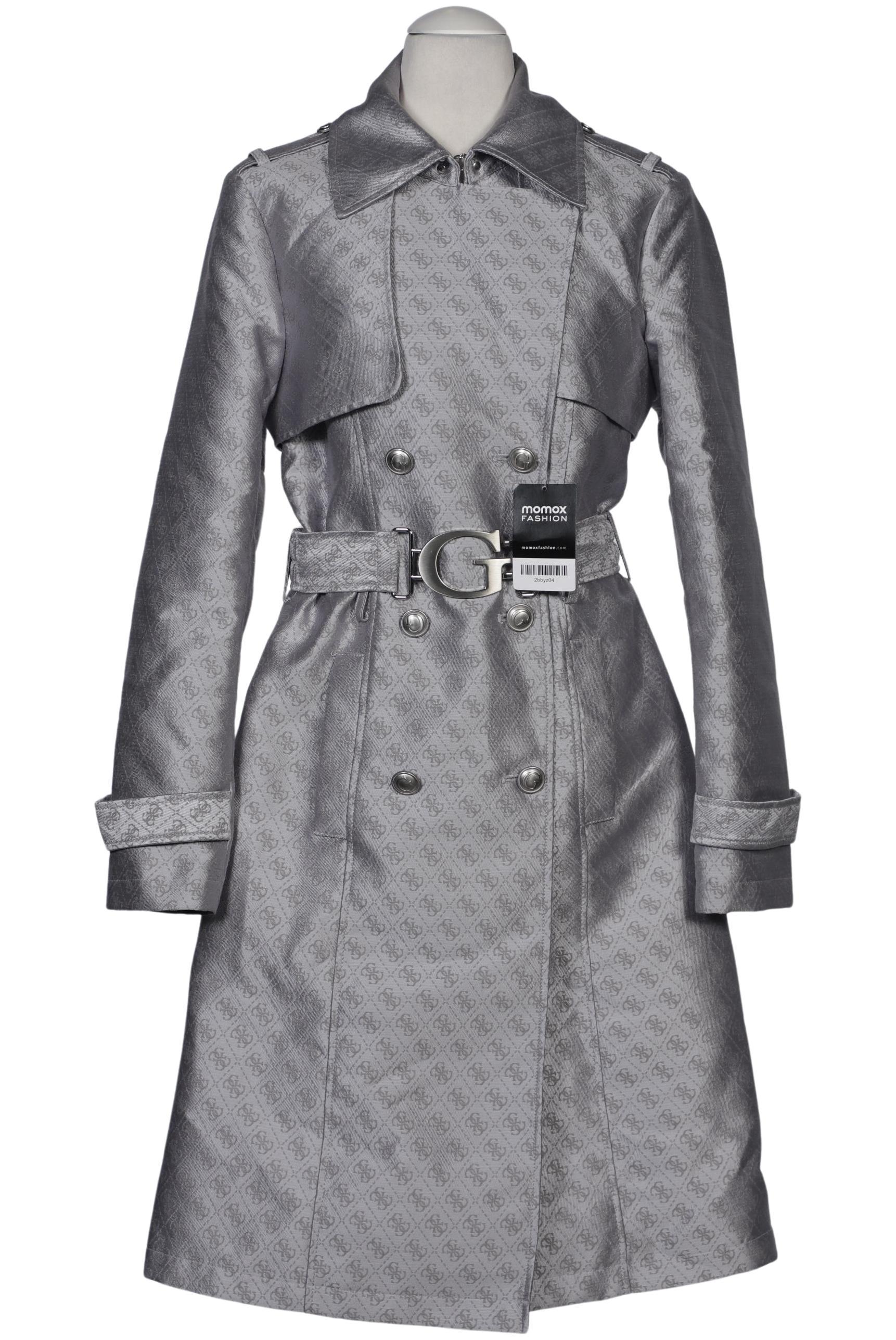 

Guess Damen Mantel, silber, Gr. 34