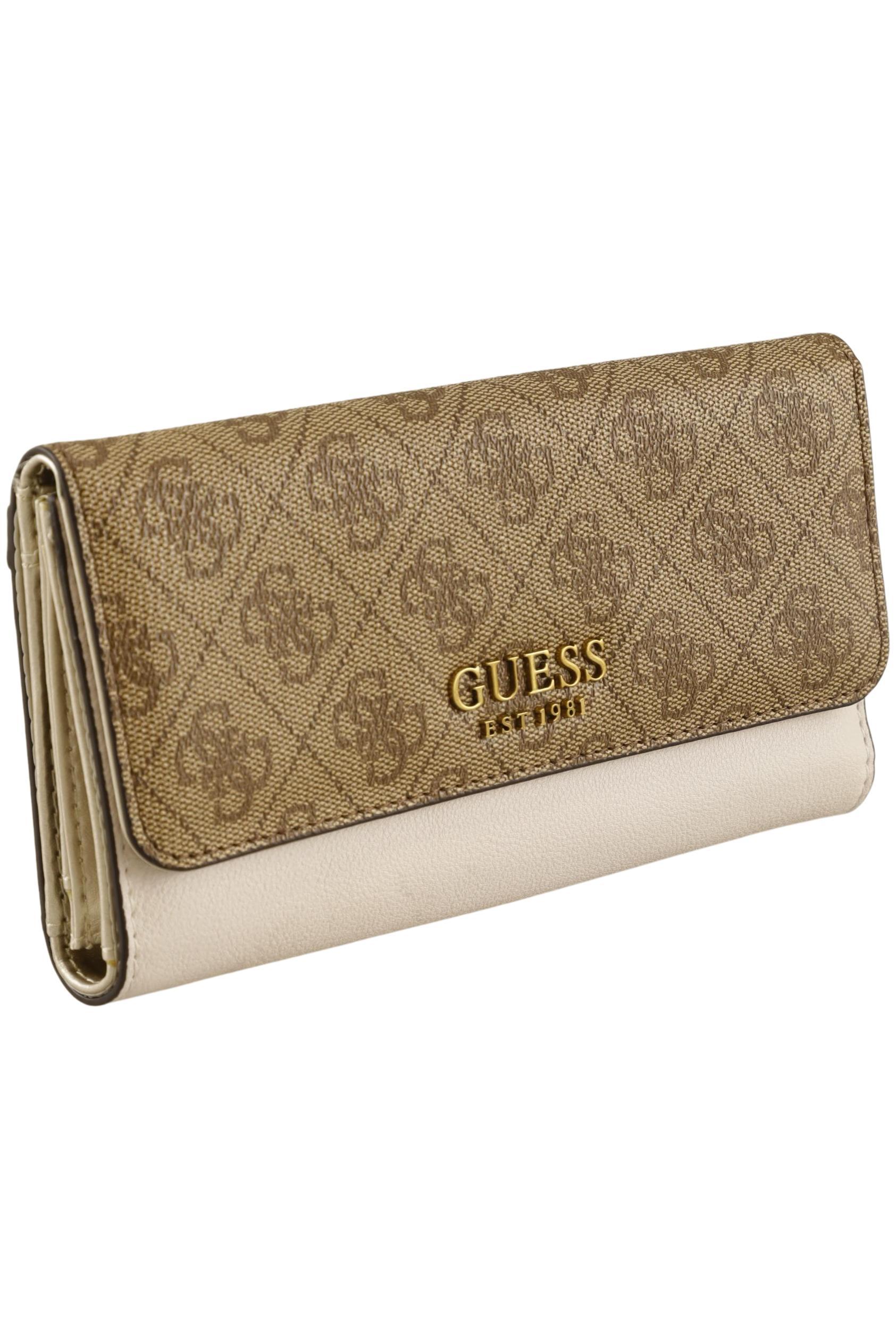 

Guess Damen Portemonnaie, beige, Gr.