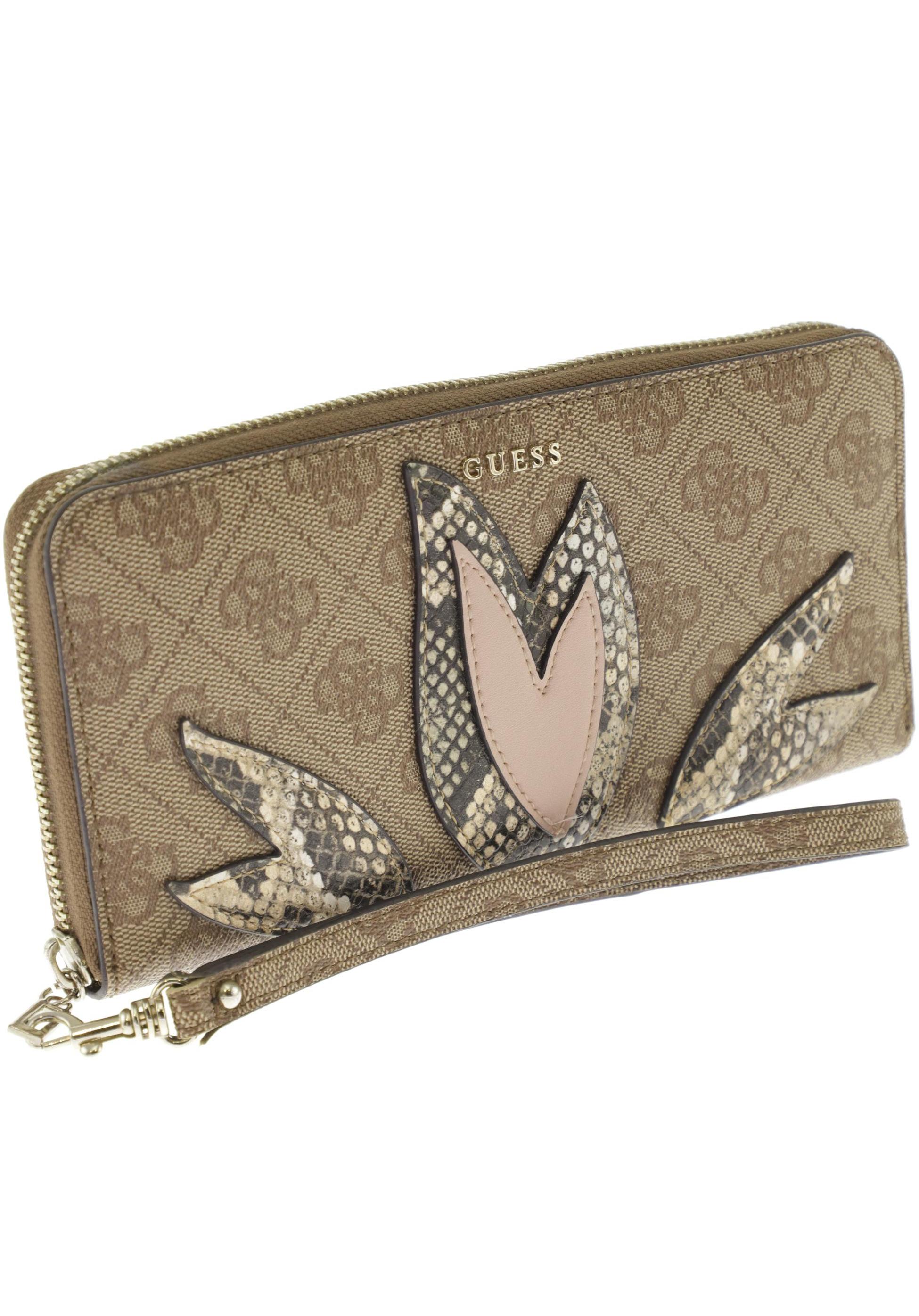 

Guess Damen Portemonnaie, beige, Gr.