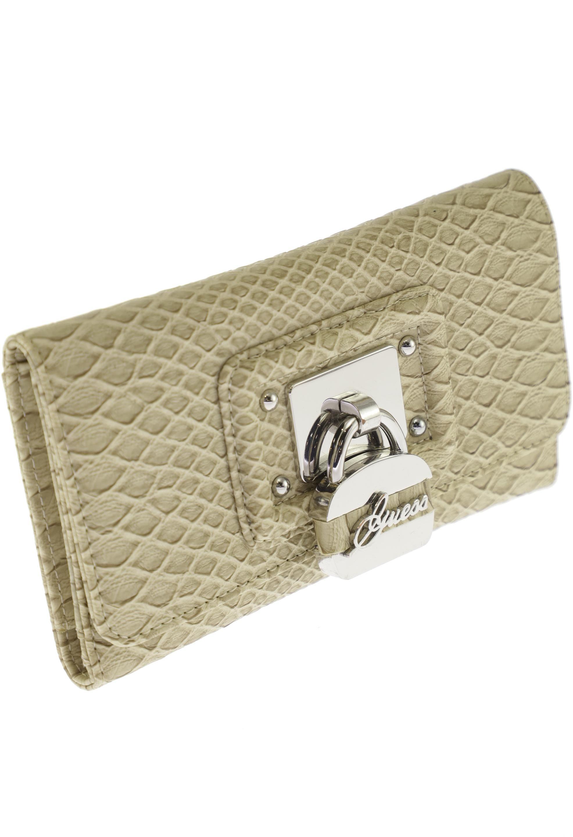 

Guess Damen Portemonnaie, beige, Gr.