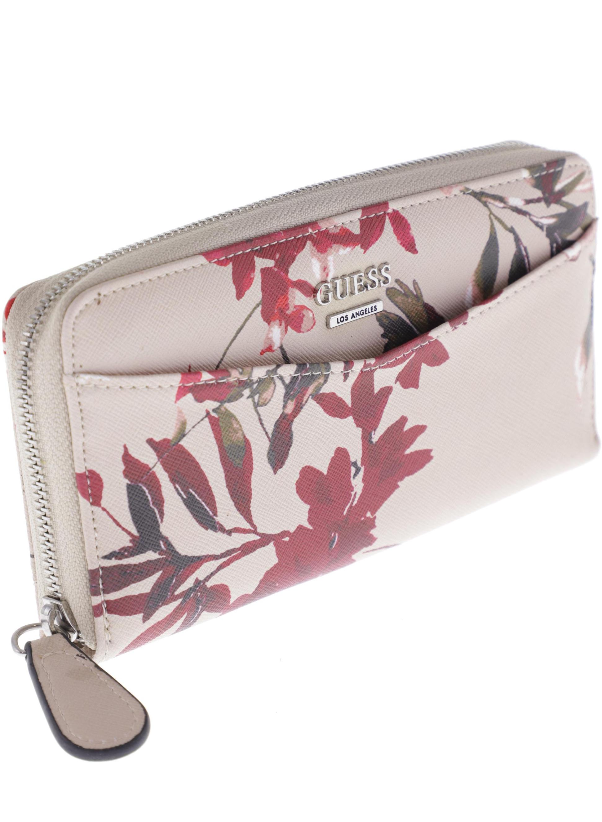

Guess Damen Portemonnaie, beige, Gr.
