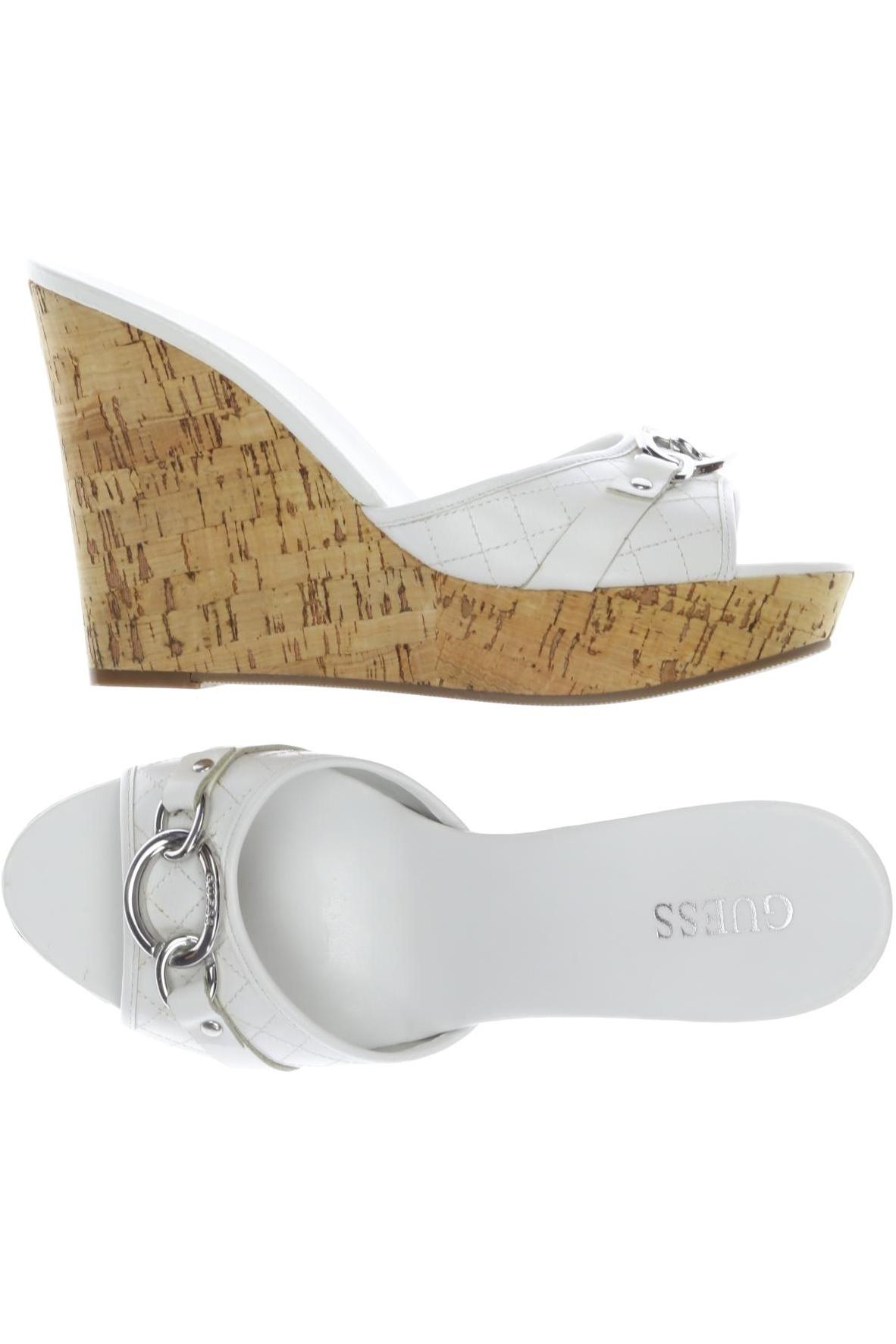 

Guess Damen Sandale, weiß, Gr. 8.5