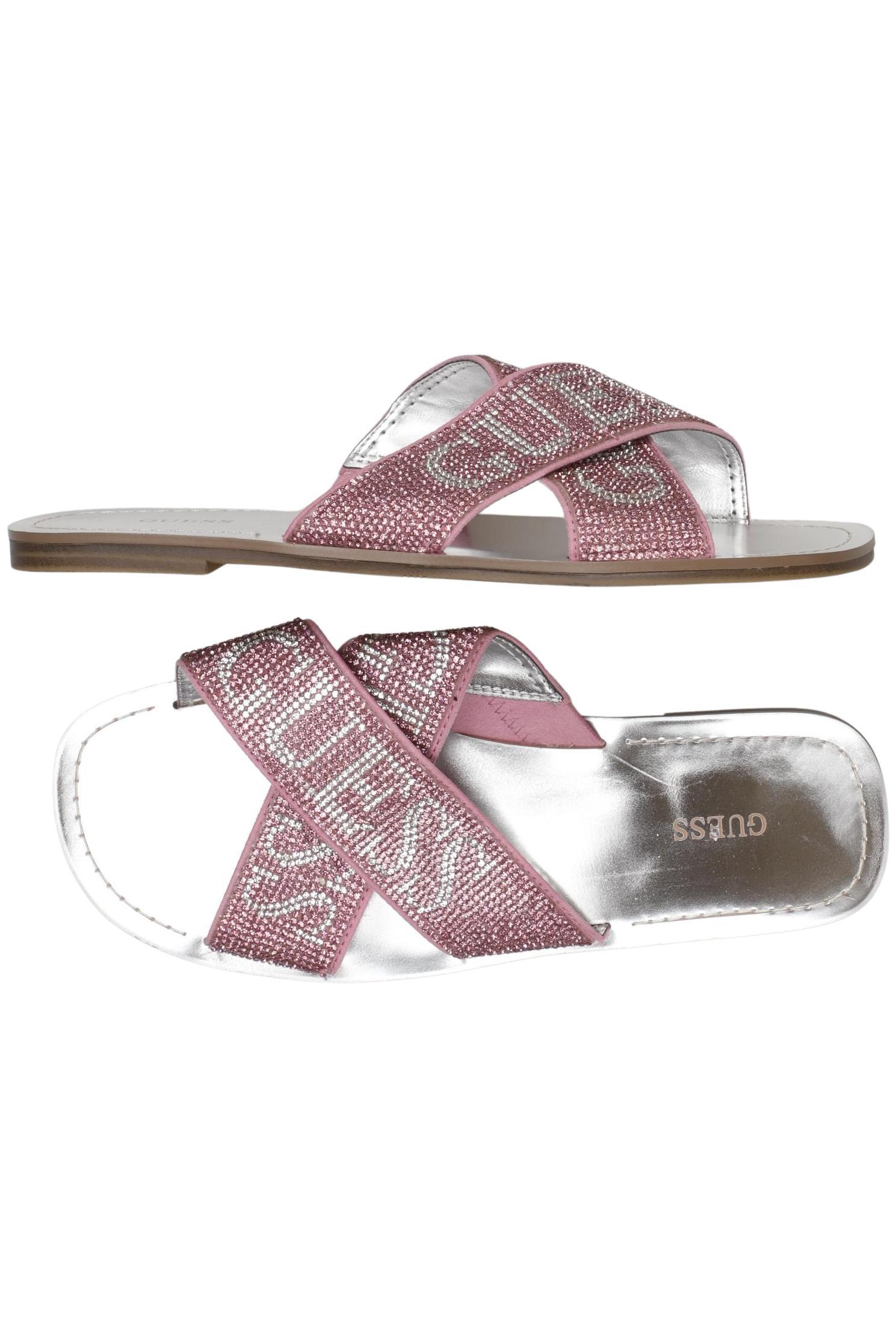 

Guess Damen Sandale, pink, Gr. 7