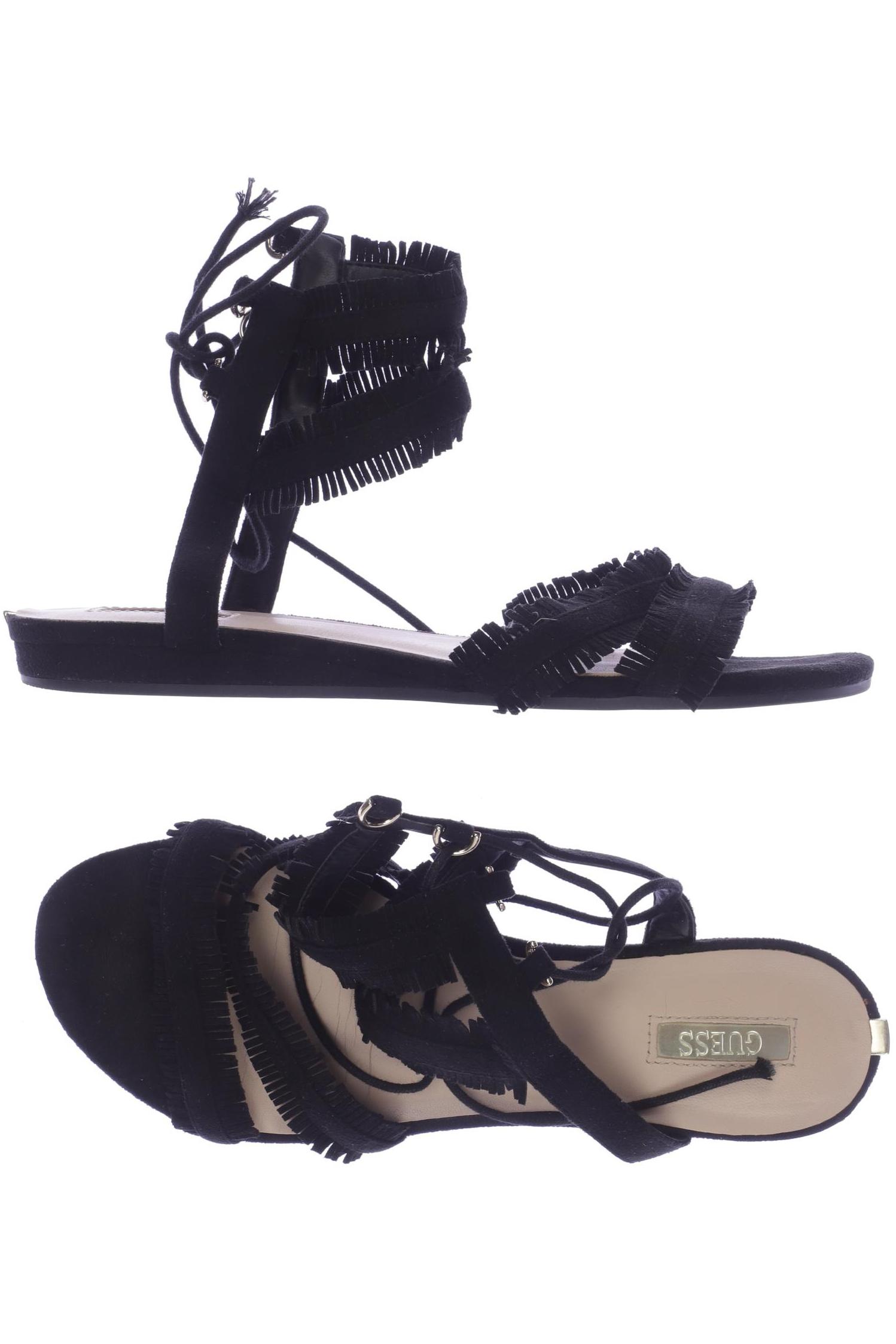

GUESS Damen Sandale, schwarz