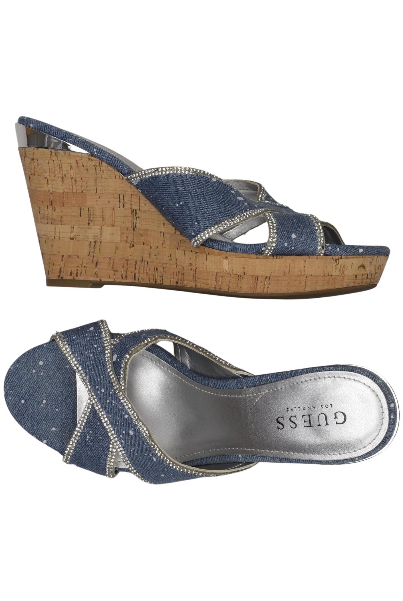 

Guess Damen Sandale, blau, Gr. 40