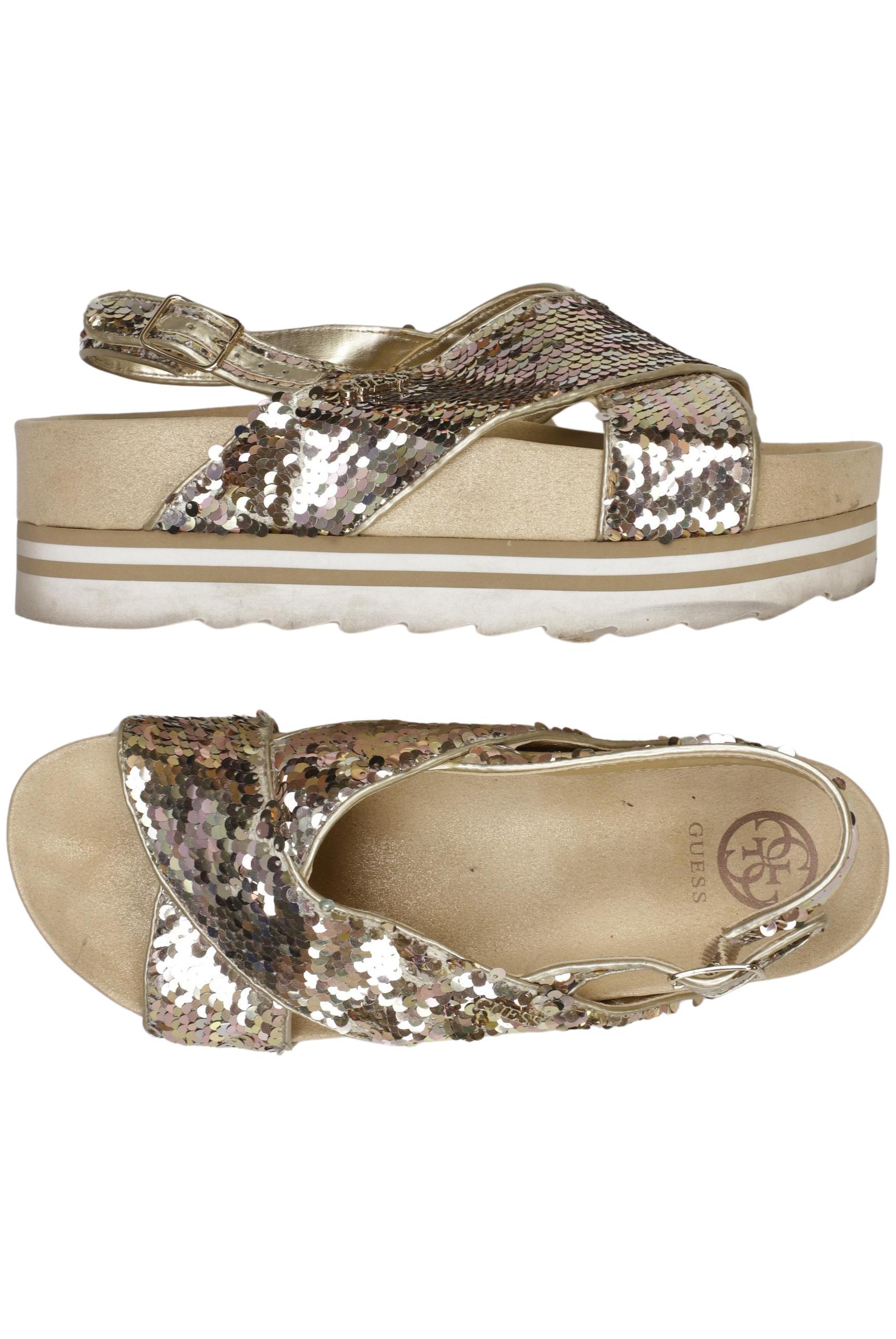 

Guess Damen Sandale, gold, Gr. 40