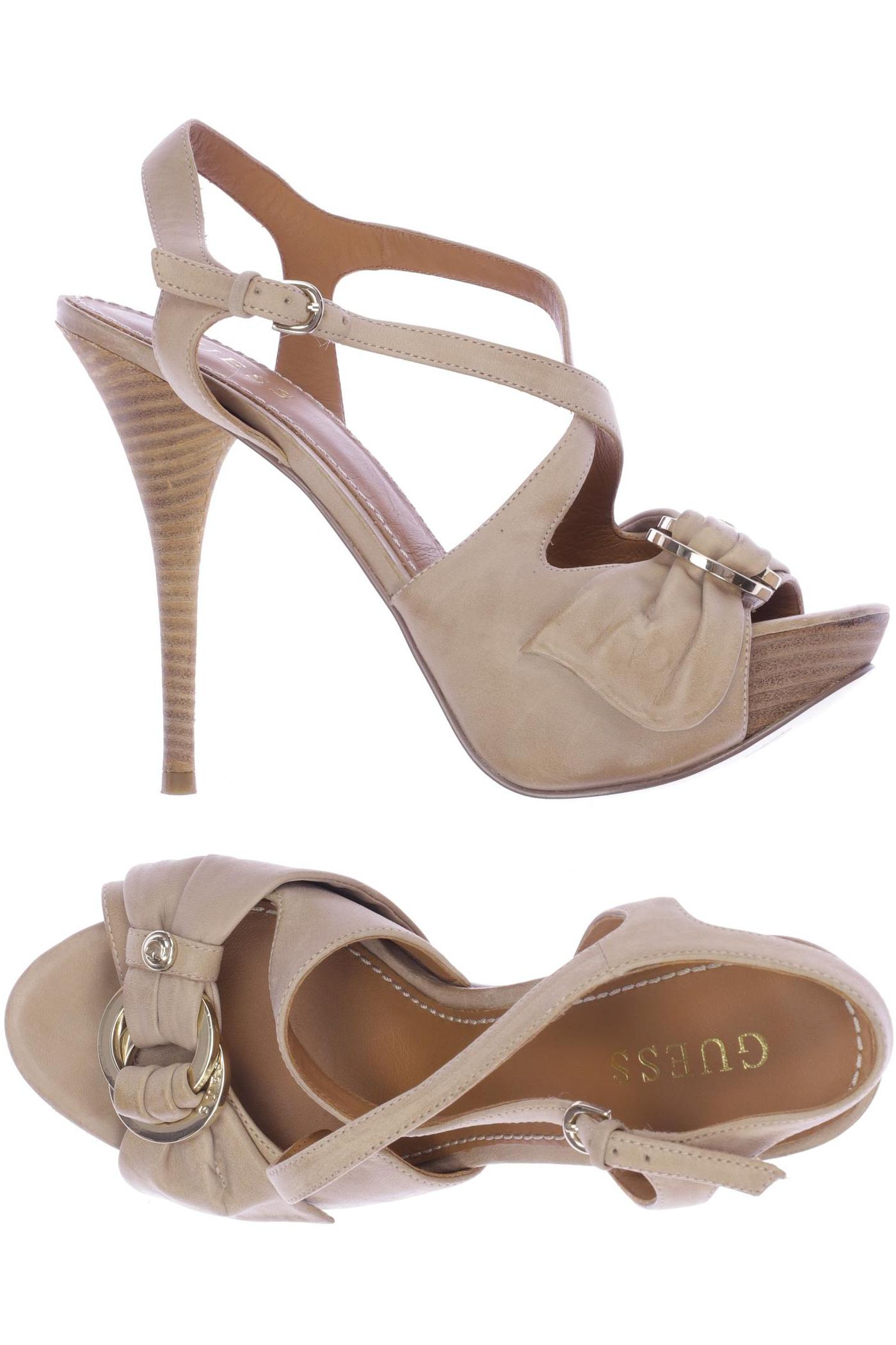 

Guess Damen Sandale, beige, Gr. 38