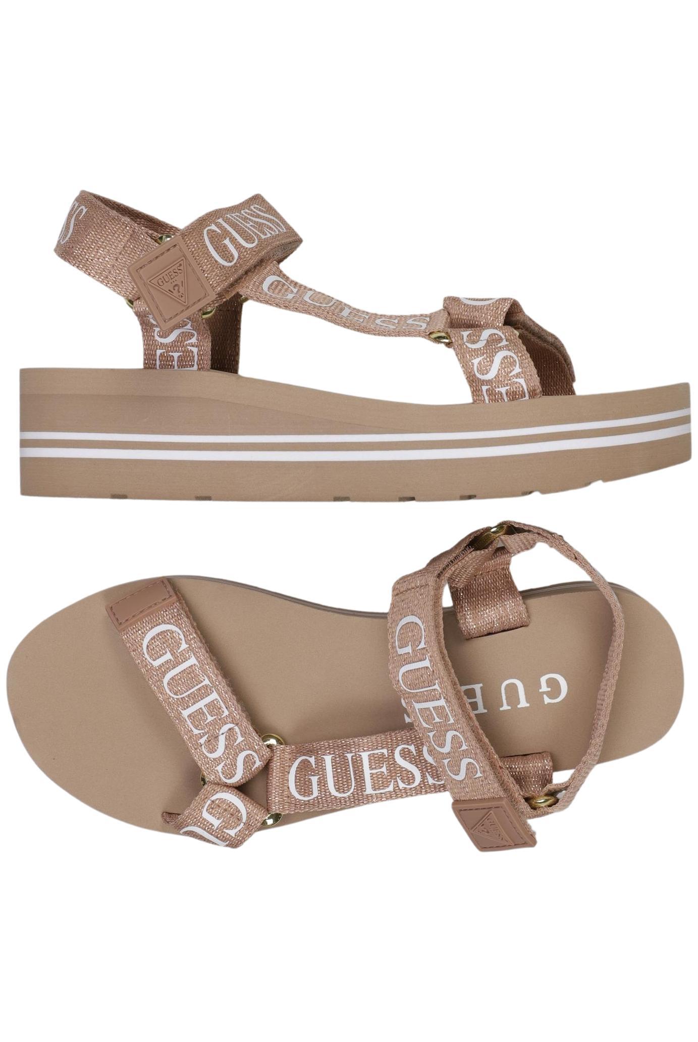 

Guess Damen Sandale, beige, Gr. 8
