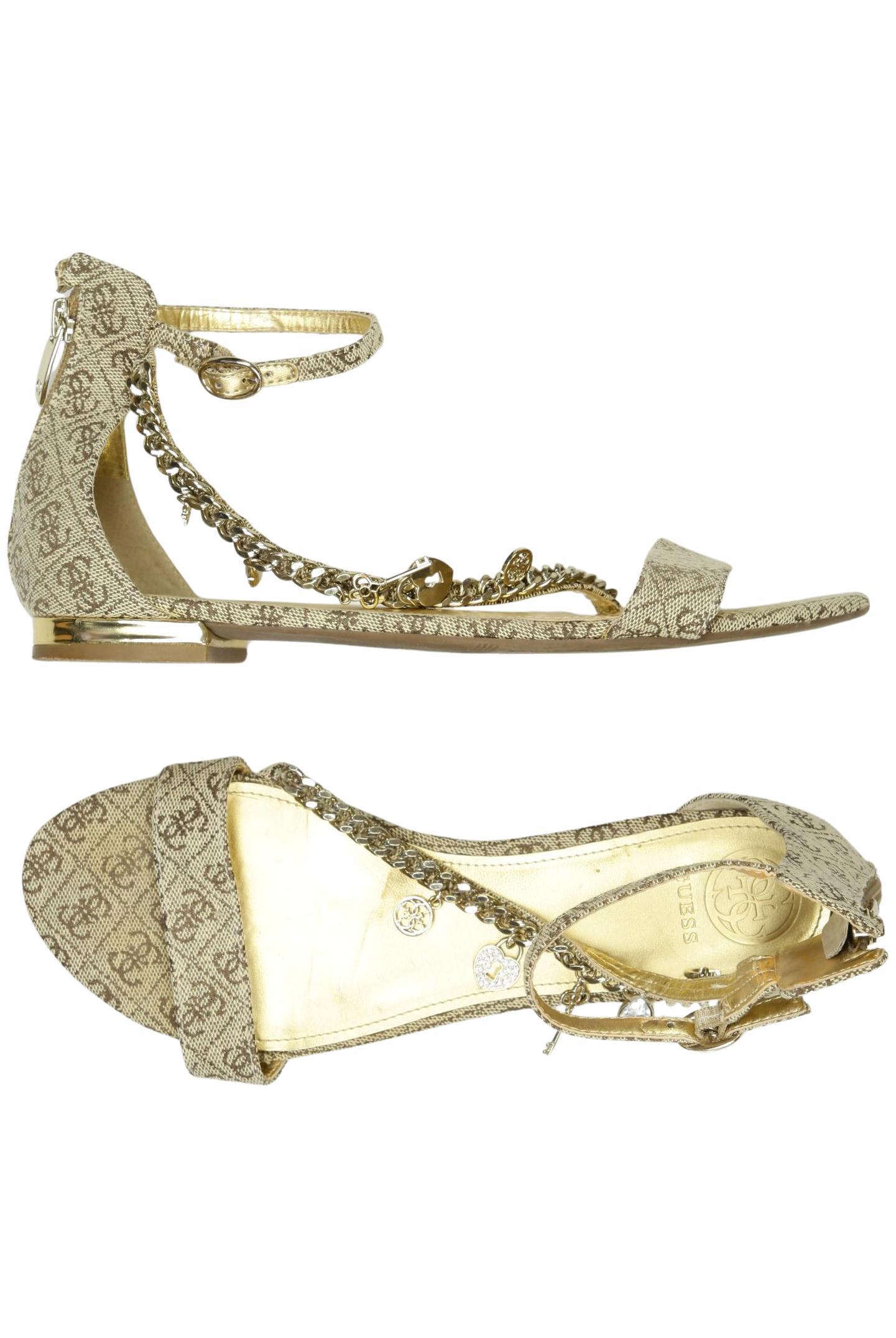 

Guess Damen Sandale, beige, Gr. 39