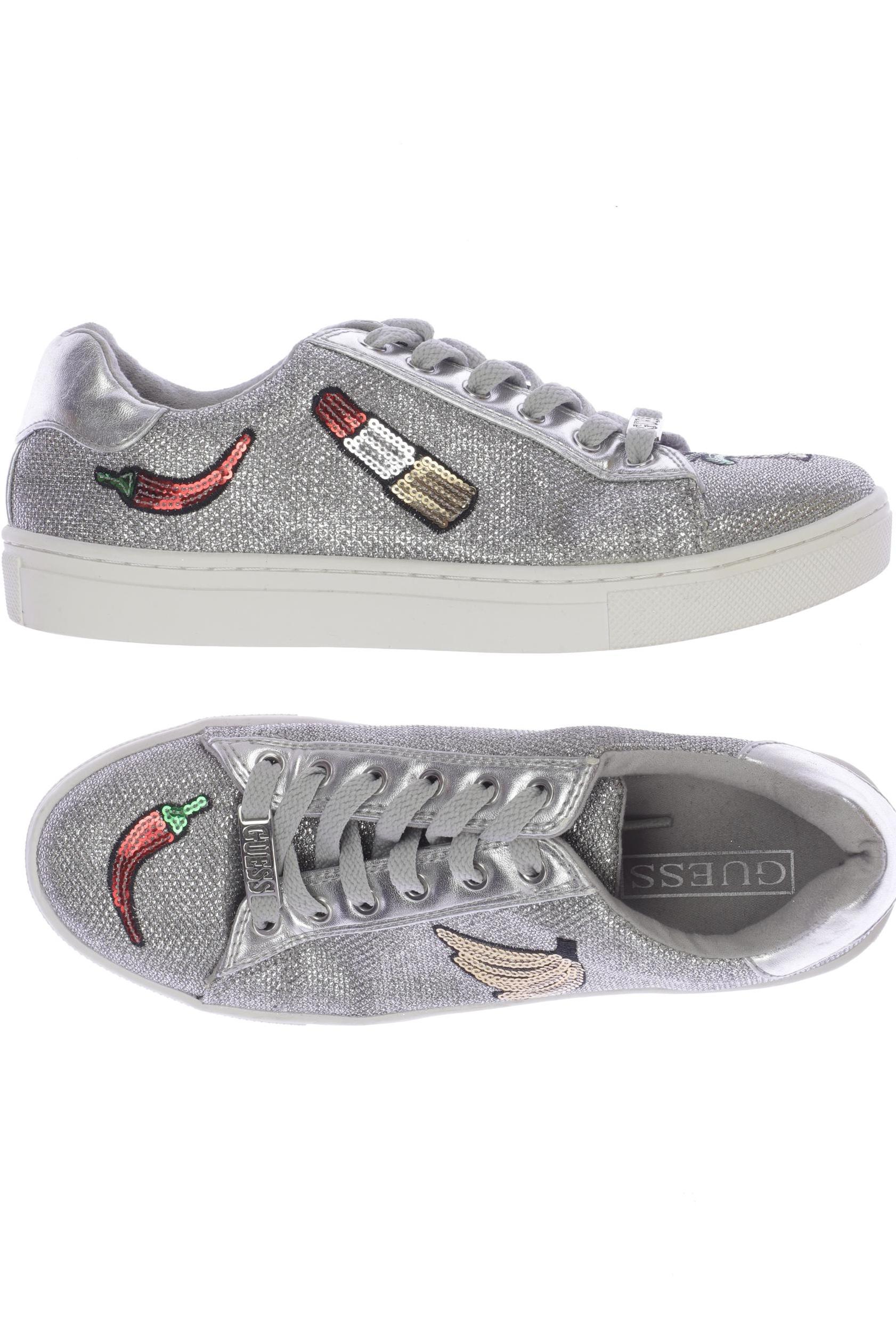 

Guess Damen Sneakers, silber, Gr. 39