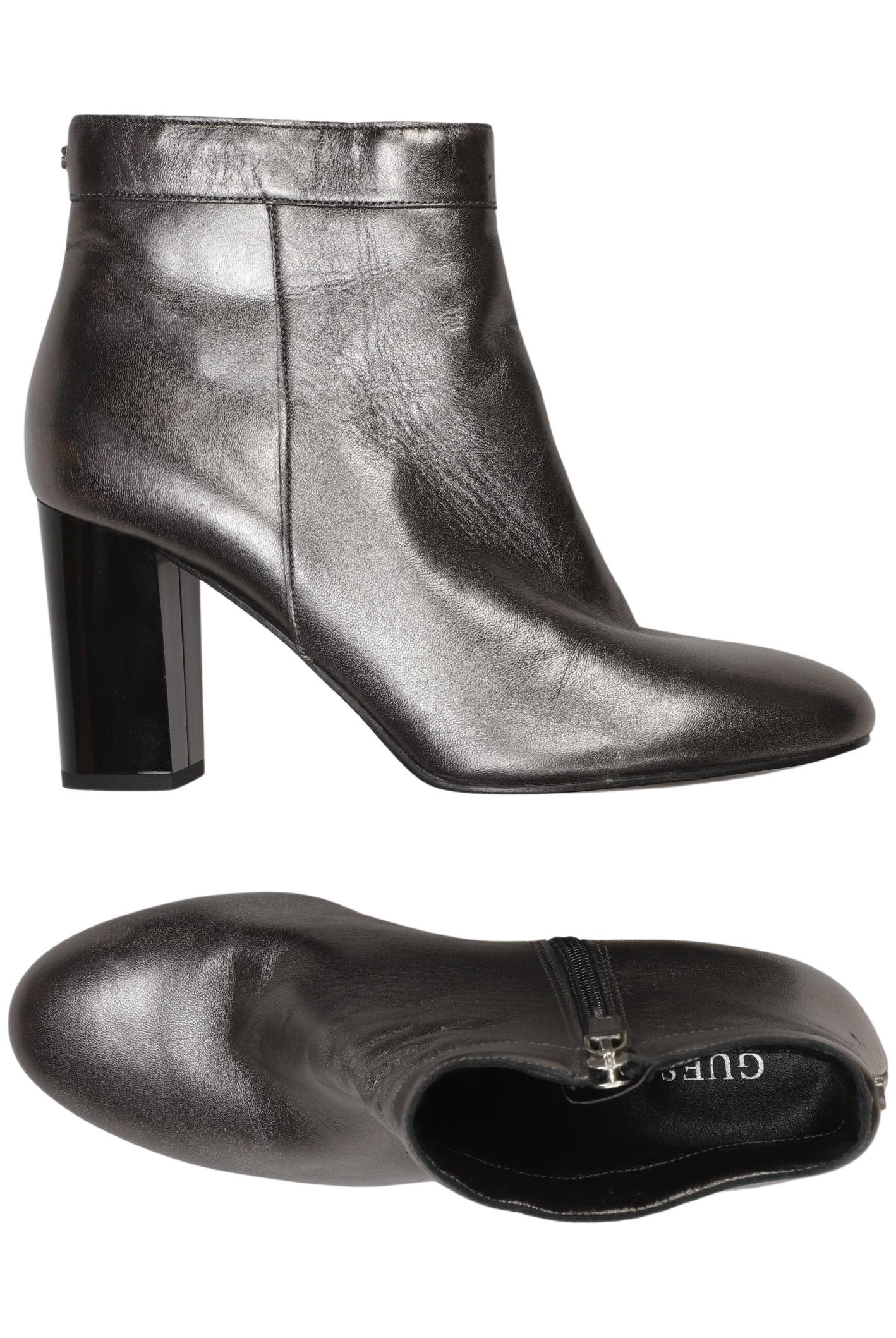 

Guess Damen Stiefelette, silber, Gr. 40