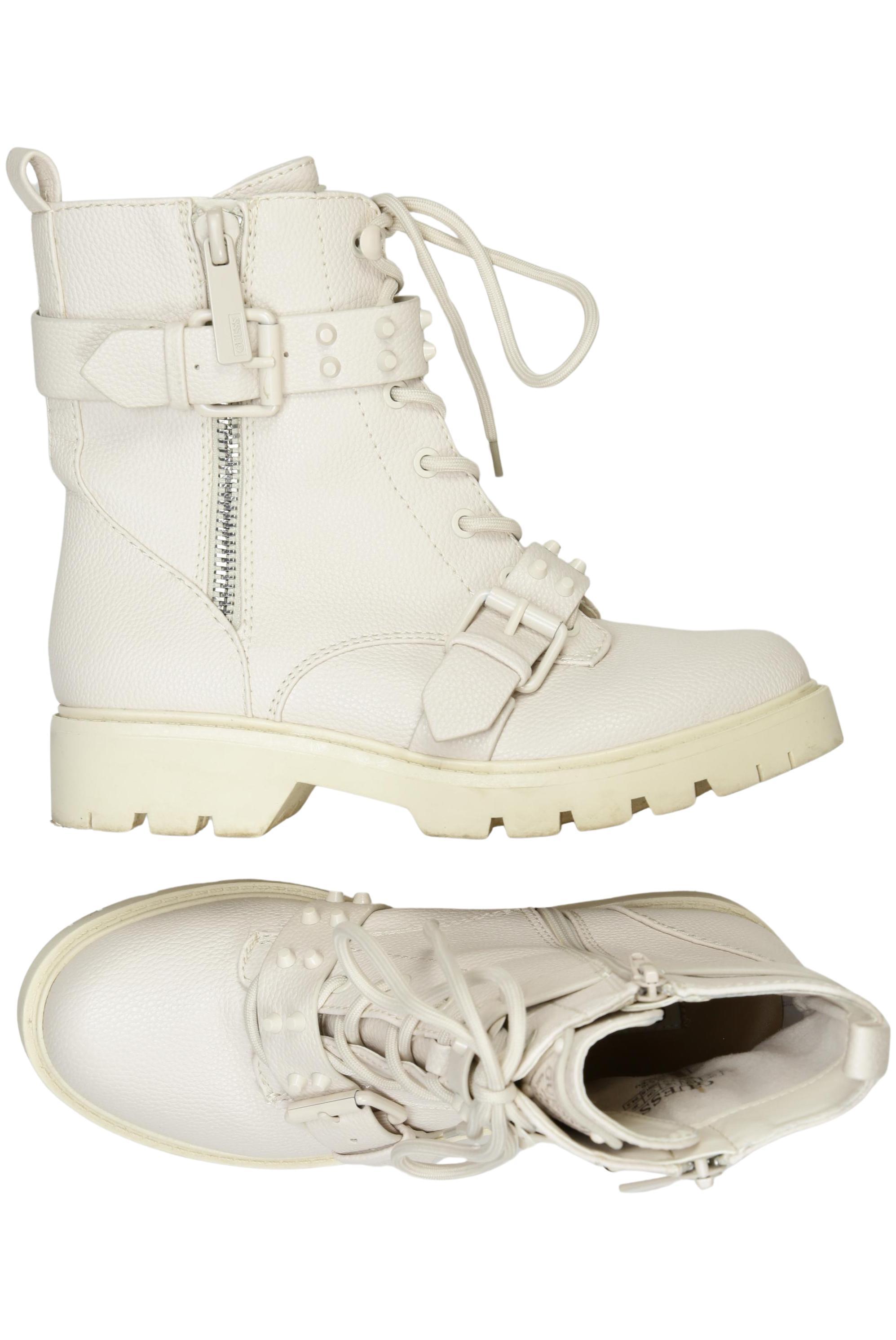 

Guess Damen Stiefelette, weiß, Gr. 39