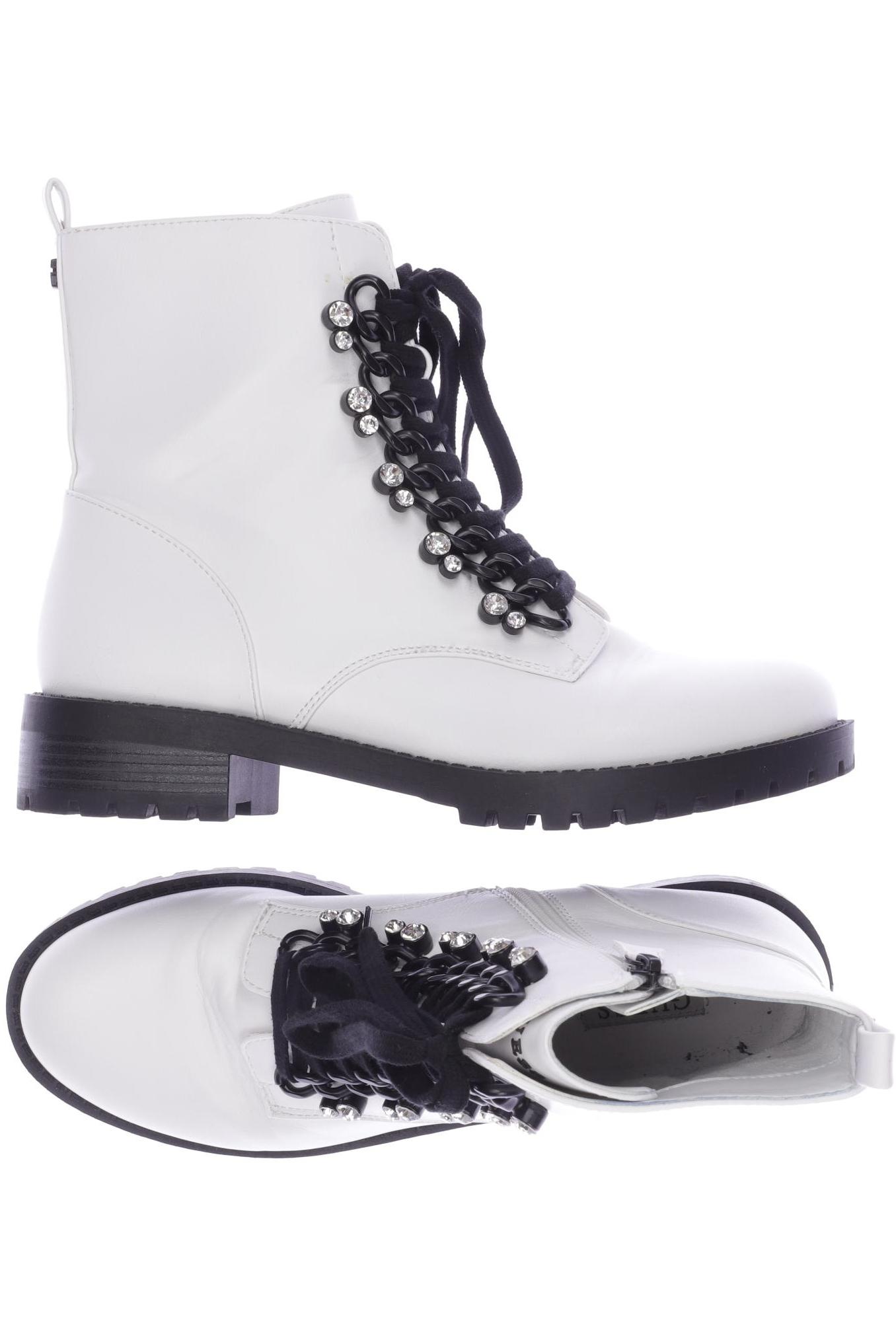 

GUESS Damen Stiefelette, weiß