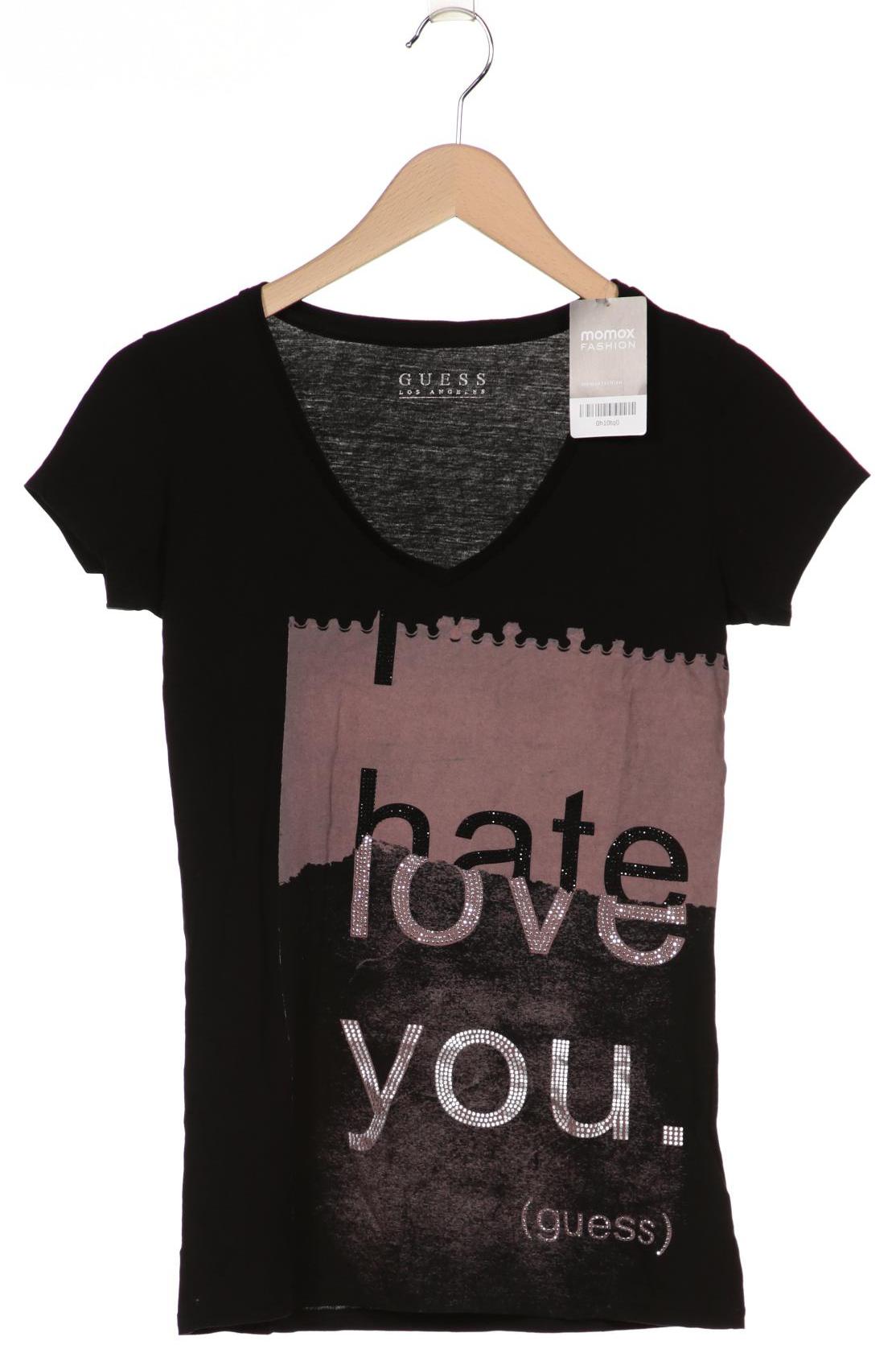 

Guess Damen T-Shirt, schwarz, Gr. 36
