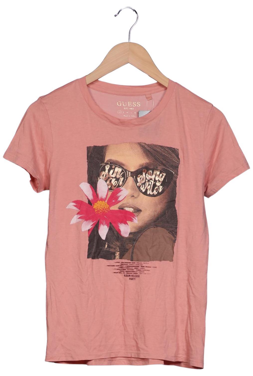 

Guess Damen T-Shirt, pink, Gr. 34