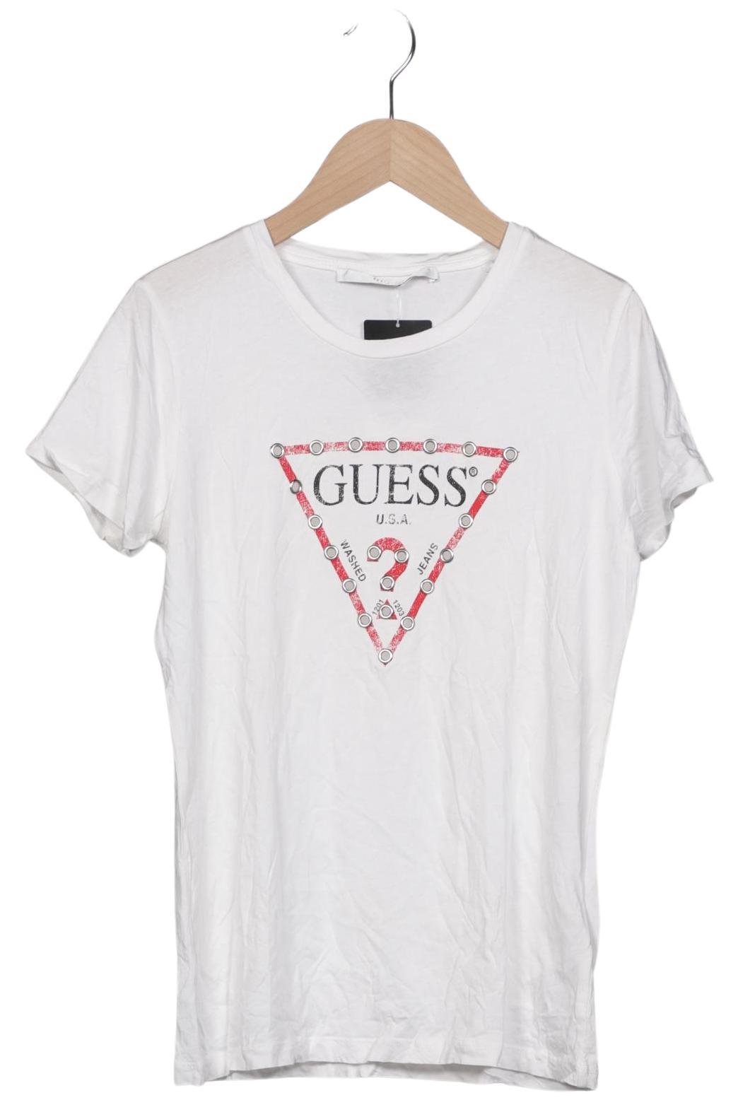 

Guess Damen T-Shirt, weiß, Gr. 36