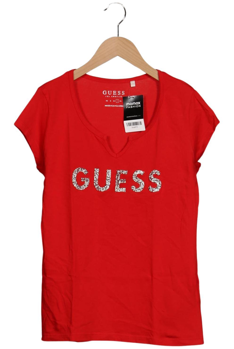 

Guess Damen T-Shirt, rot, Gr. 42