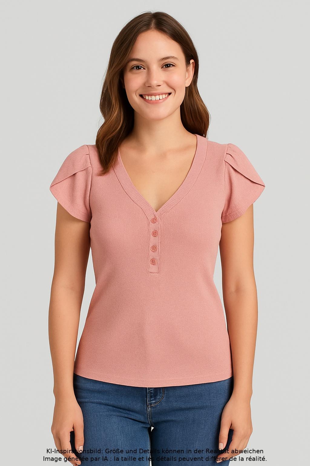 

Guess Damen T-Shirt, pink, Gr. 38