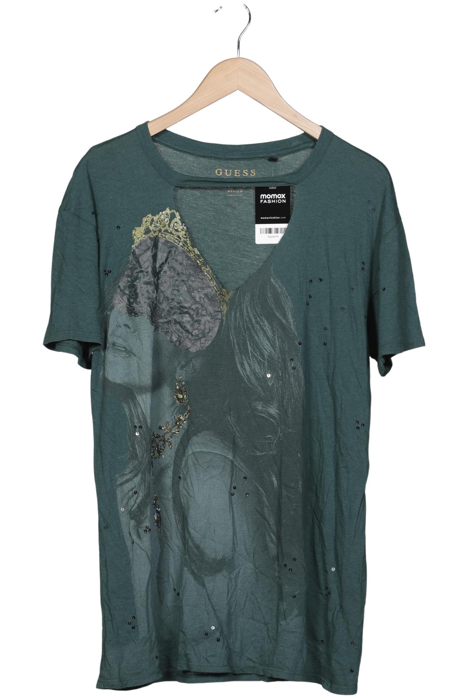 

Guess Damen T-Shirt, grün, Gr. 38