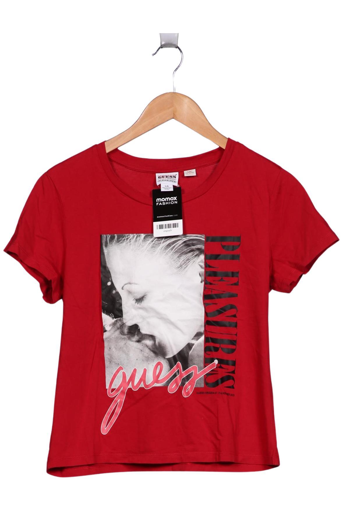 

Guess Damen T-Shirt, rot, Gr. 42