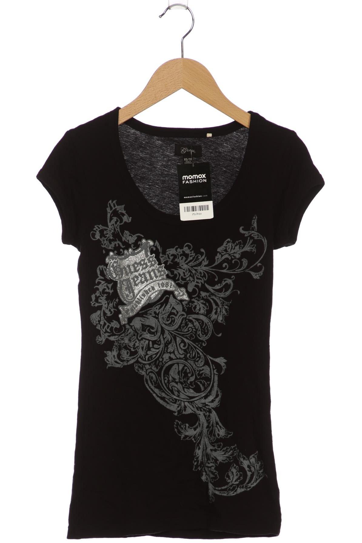 

Guess Damen T-Shirt, schwarz, Gr. 34