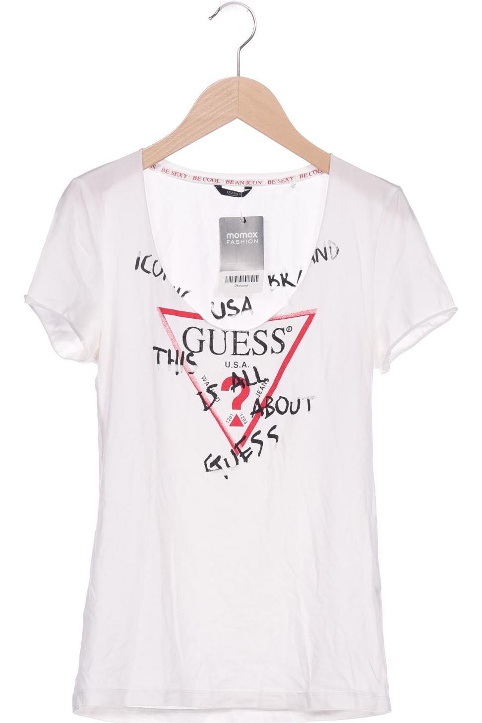 

Guess Damen T-Shirt, weiß, Gr. 36