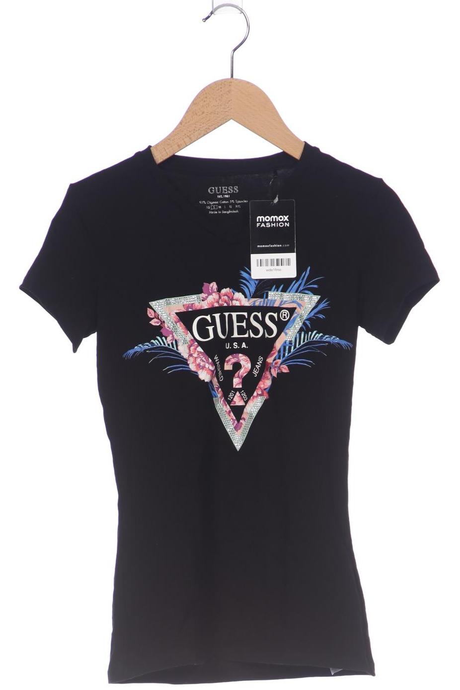

Guess Damen T-Shirt, schwarz, Gr. 36