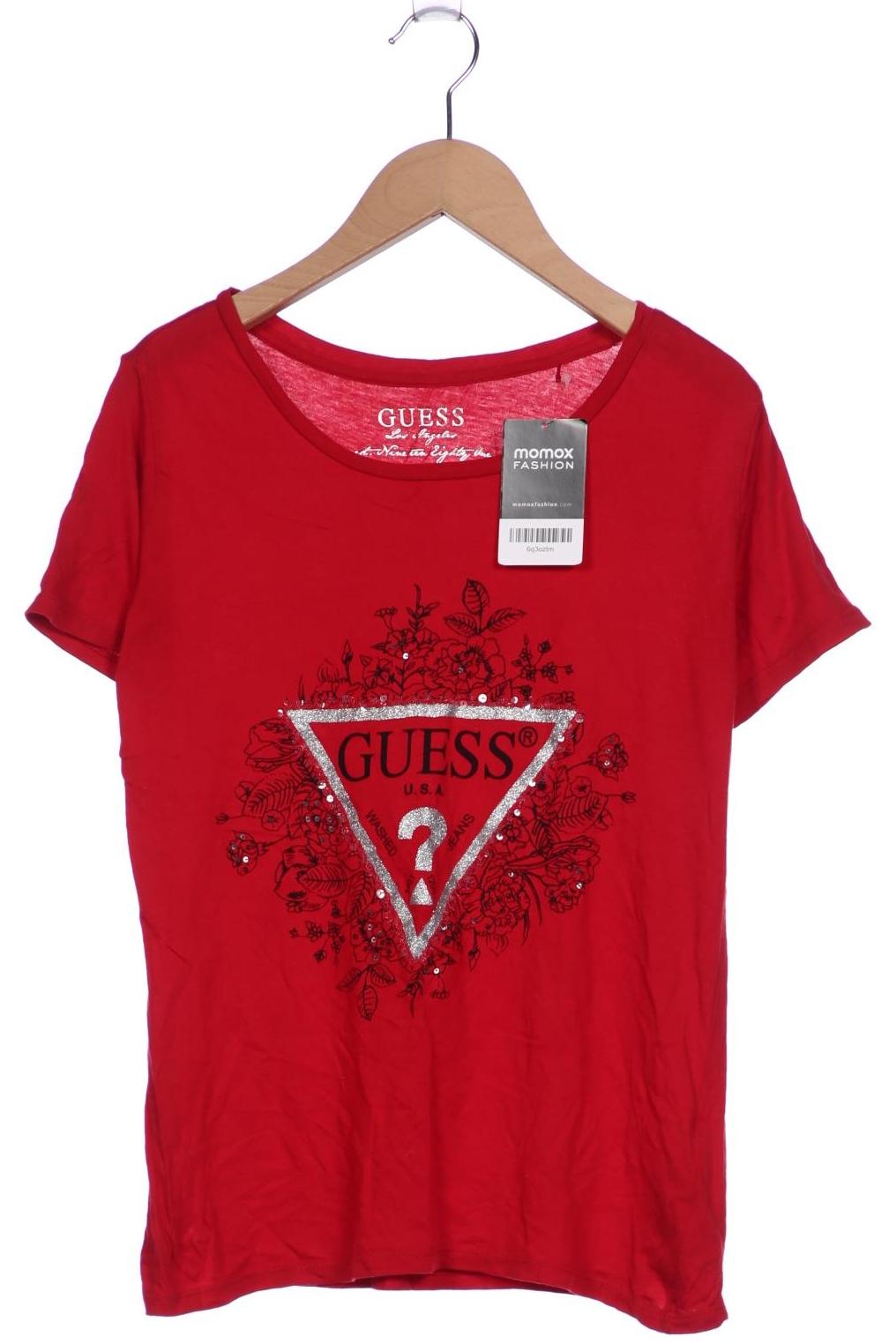 

Guess Damen T-Shirt, rot, Gr. 36