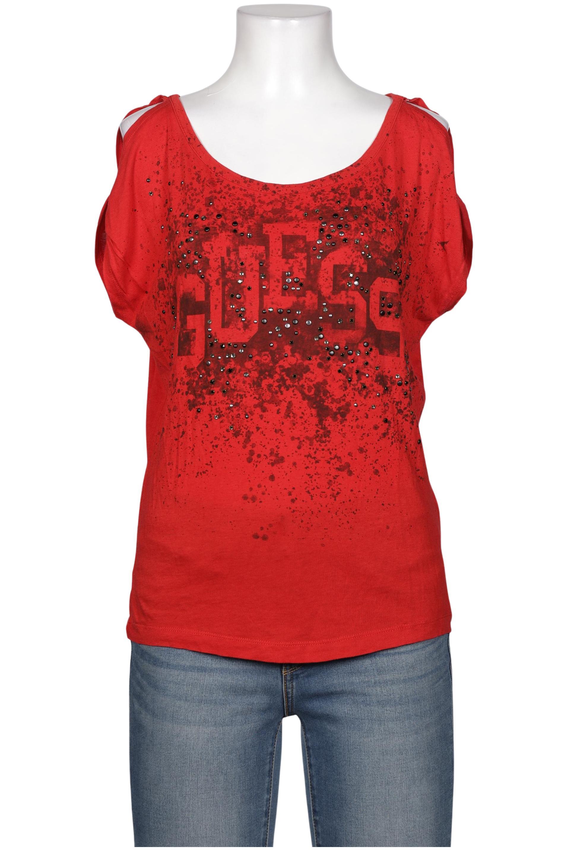 

Guess Damen T-Shirt, rot, Gr. 34
