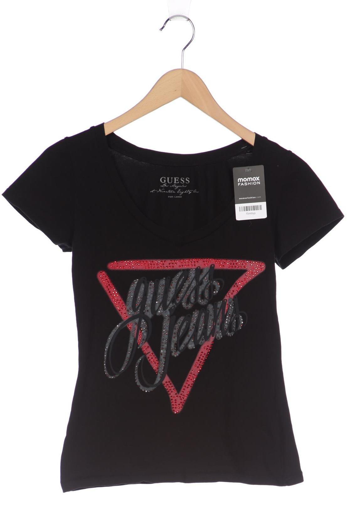 

Guess Damen T-Shirt, schwarz, Gr. 42