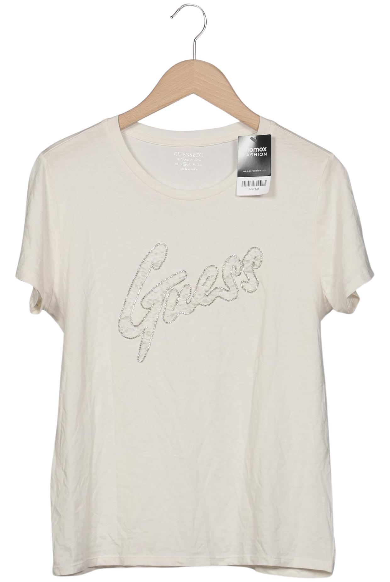 

Guess Damen T-Shirt, cremeweiß, Gr. 38