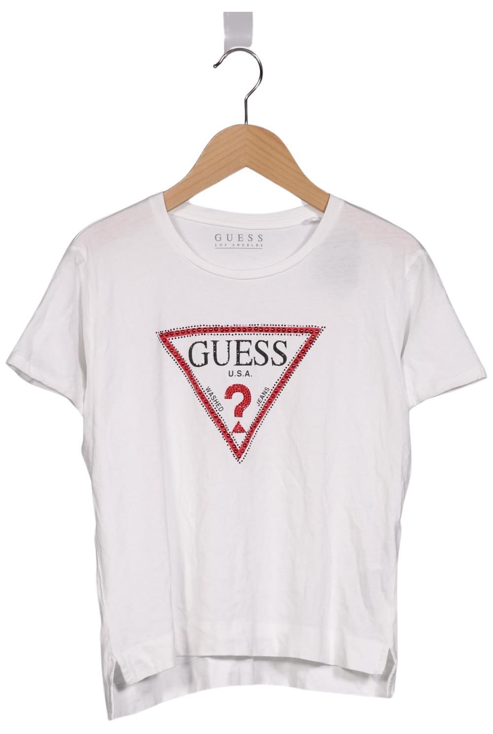 

Guess Damen T-Shirt, weiß, Gr. 32