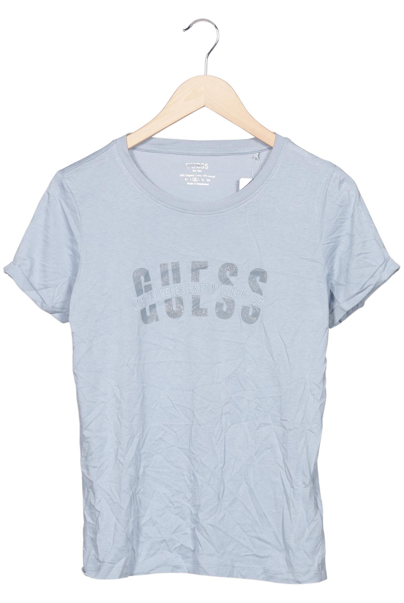 

Guess Damen T-Shirt, hellblau, Gr. 38