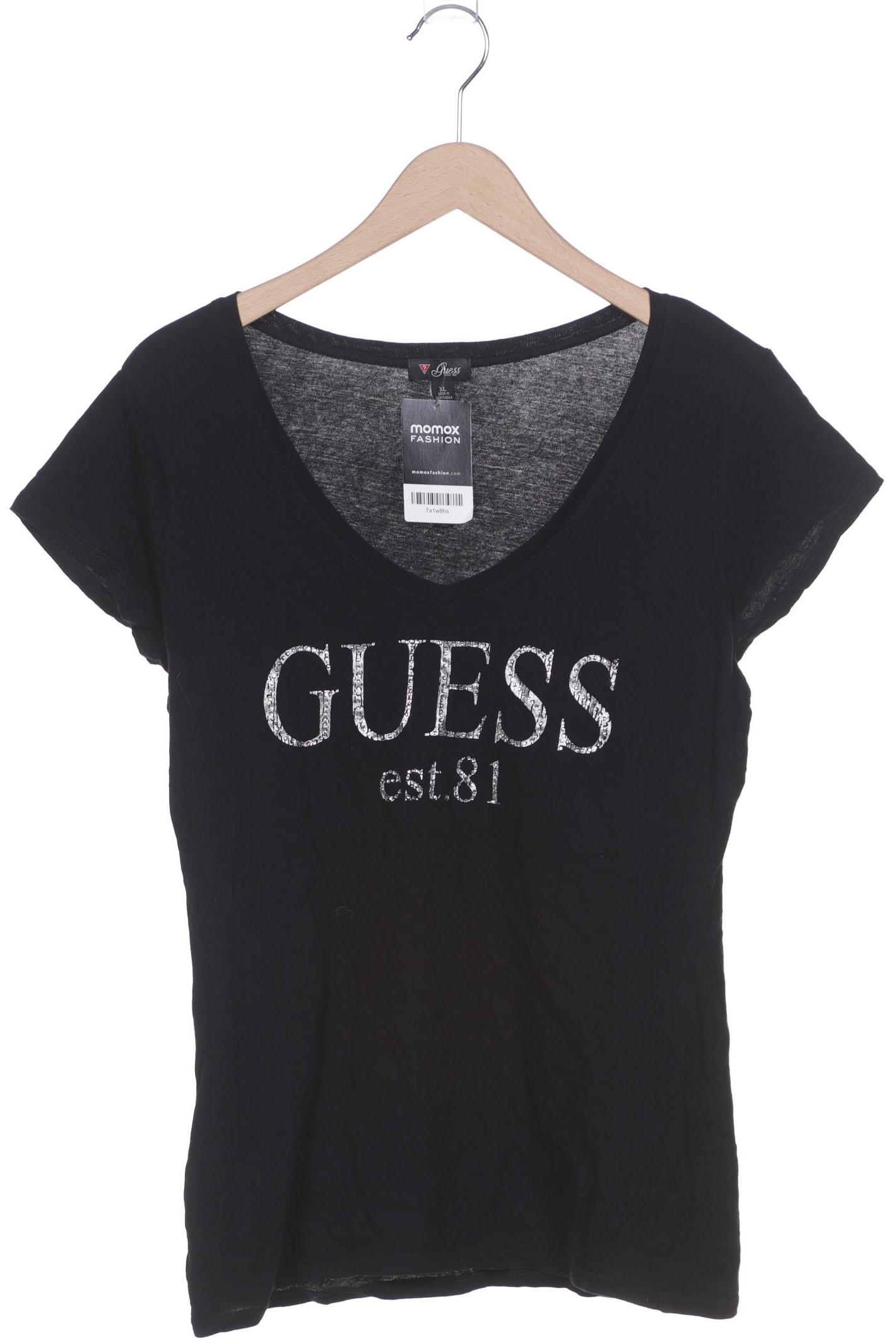 

Guess Damen T-Shirt, schwarz, Gr. 44