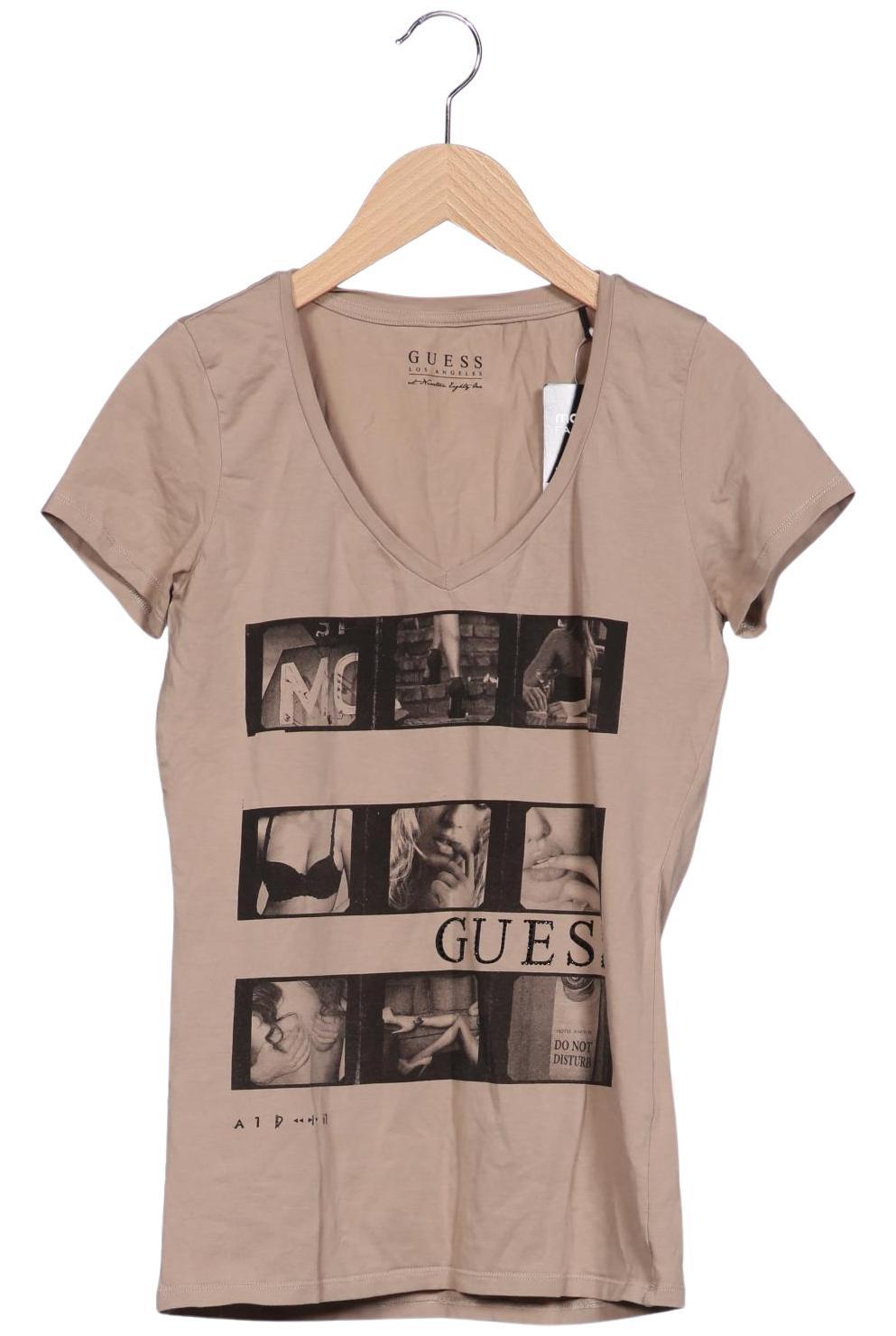 

Guess Damen T-Shirt, beige, Gr. 34
