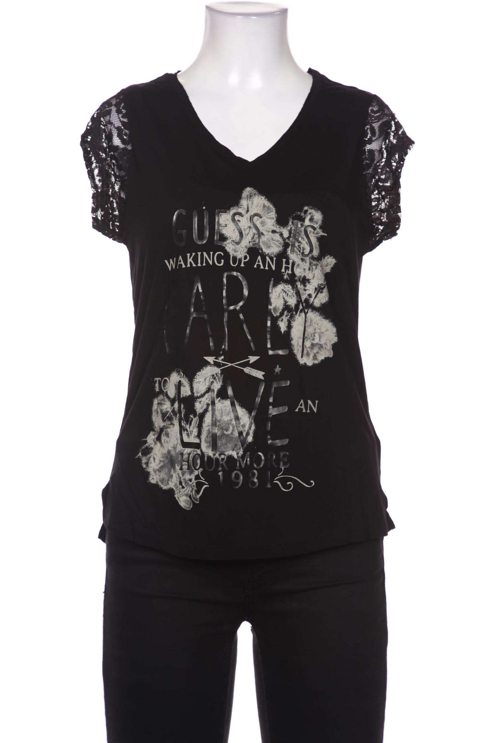 

Guess Damen T-Shirt, schwarz, Gr. 36