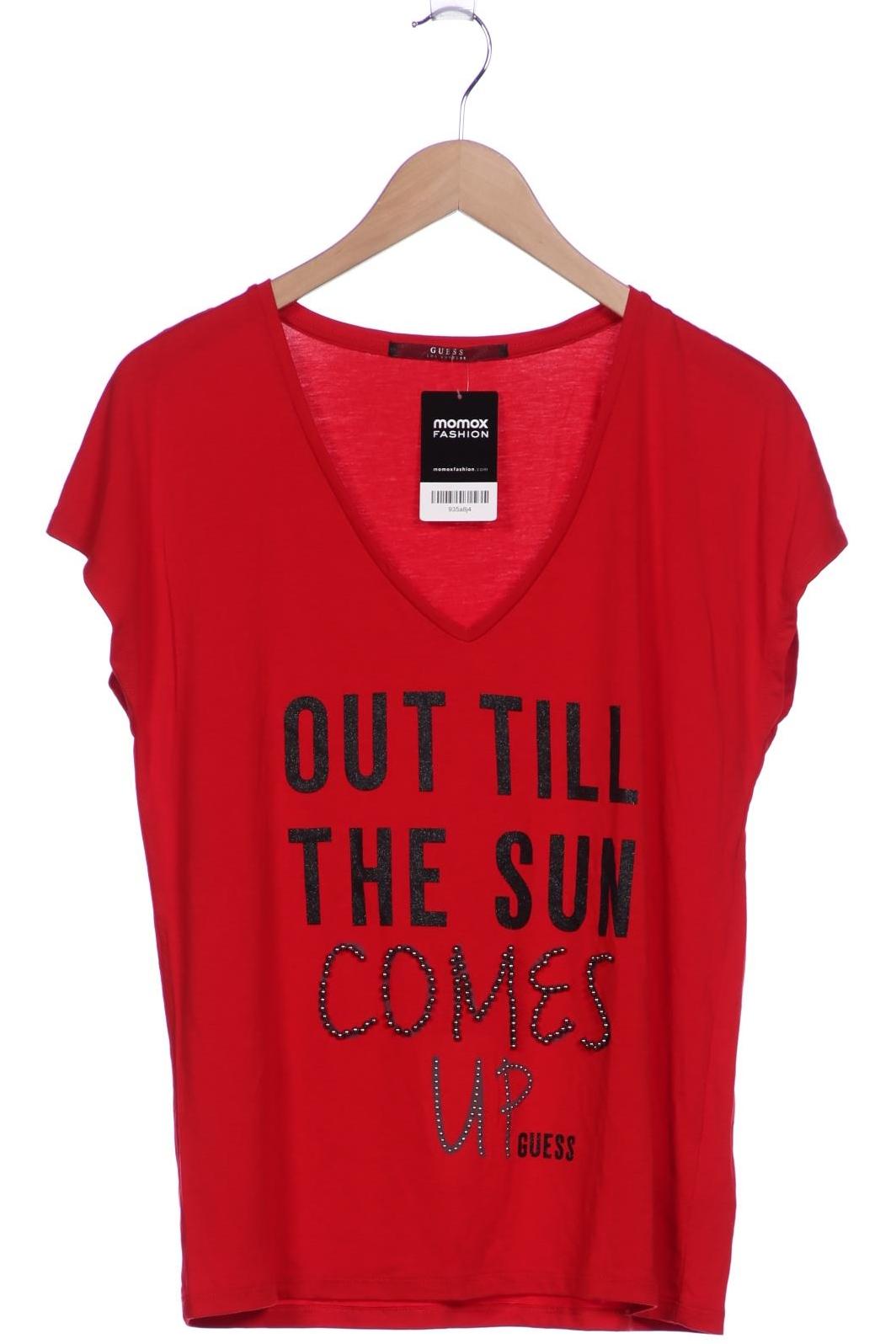 

Guess Damen T-Shirt, rot, Gr. 42