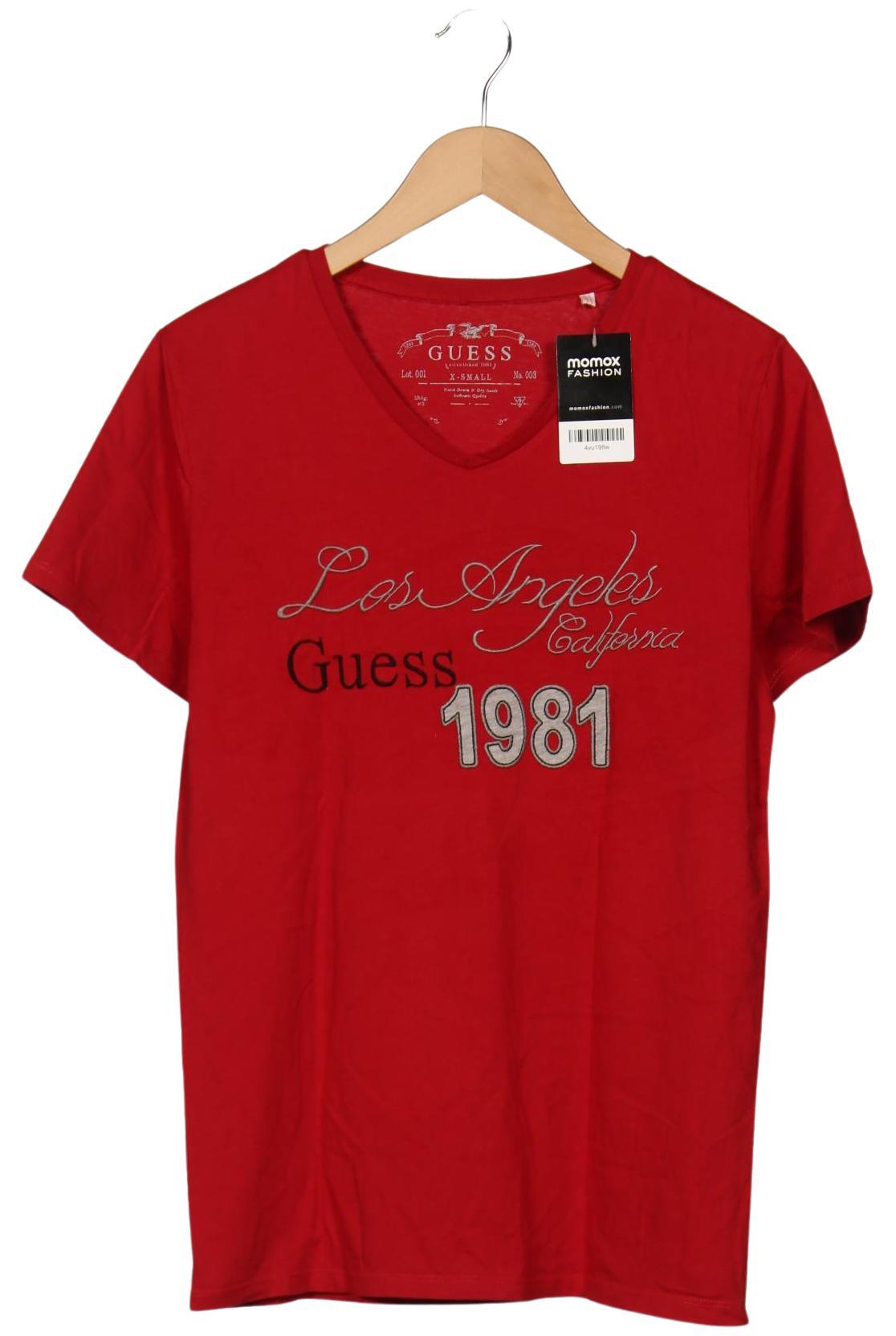 

Guess Damen T-Shirt, rot, Gr. 34