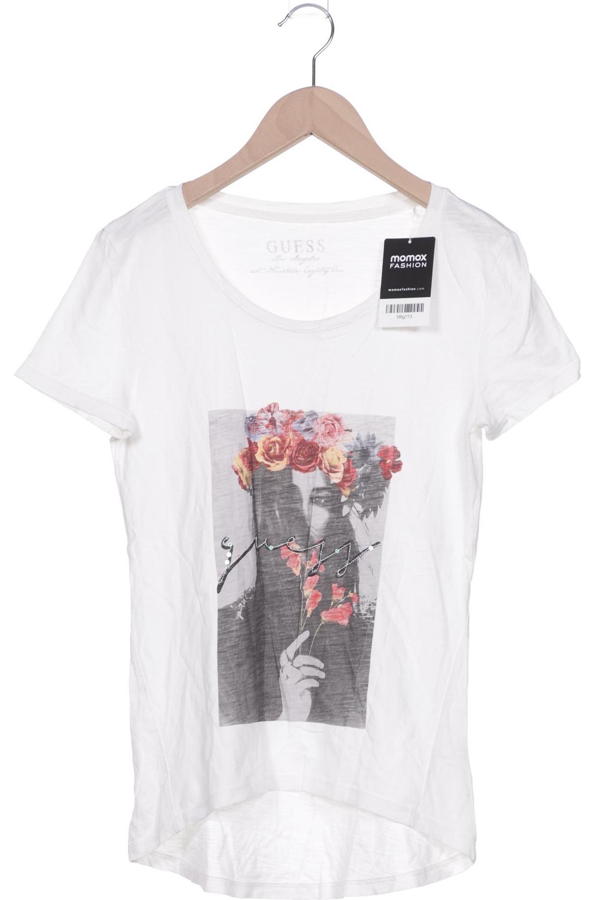 

Guess Damen T-Shirt, weiß, Gr. 34