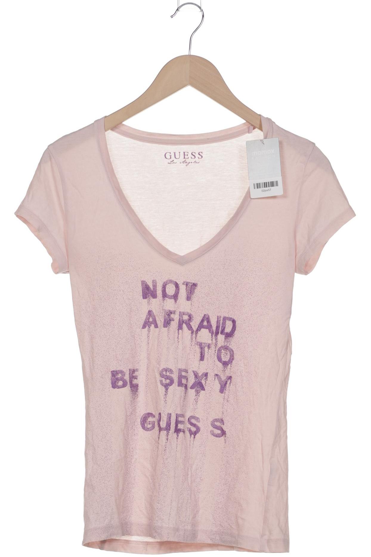 

Guess Damen T-Shirt, pink, Gr. 34