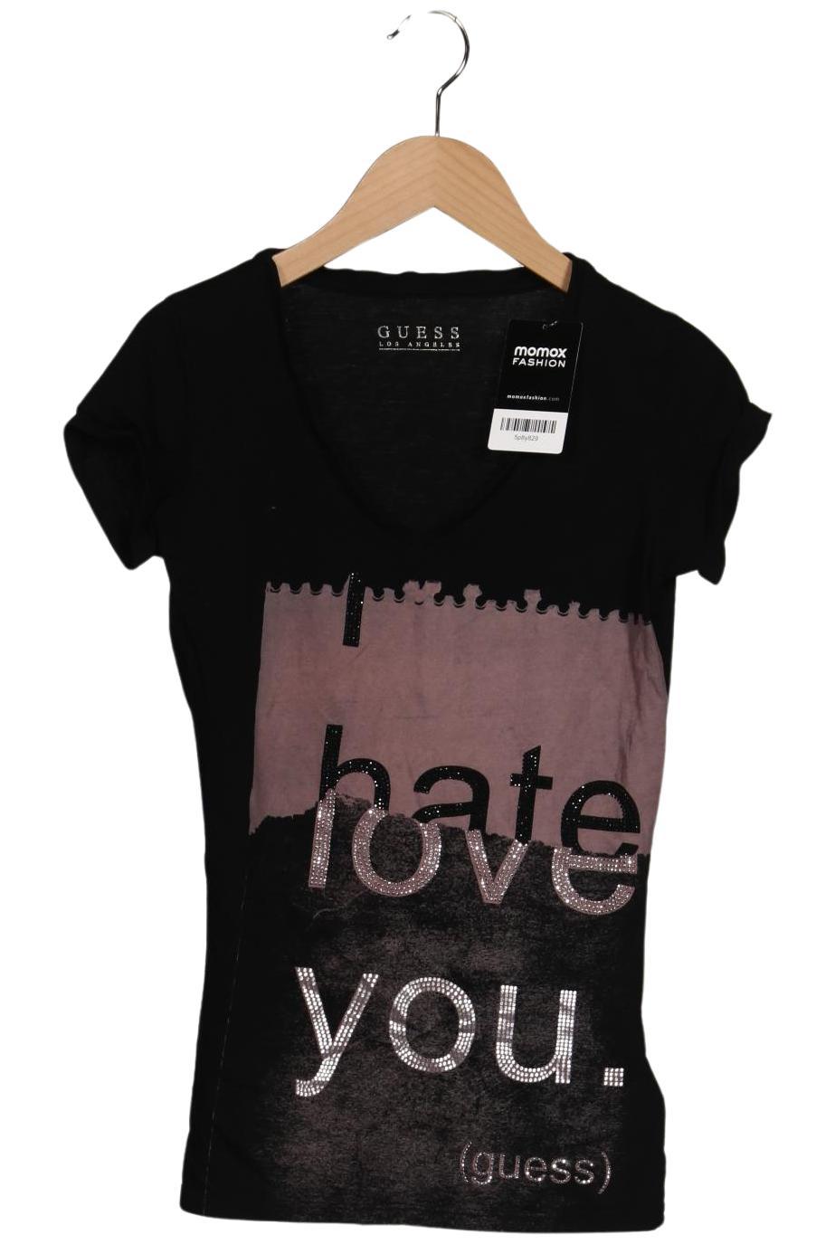 

Guess Damen T-Shirt, schwarz, Gr. 32